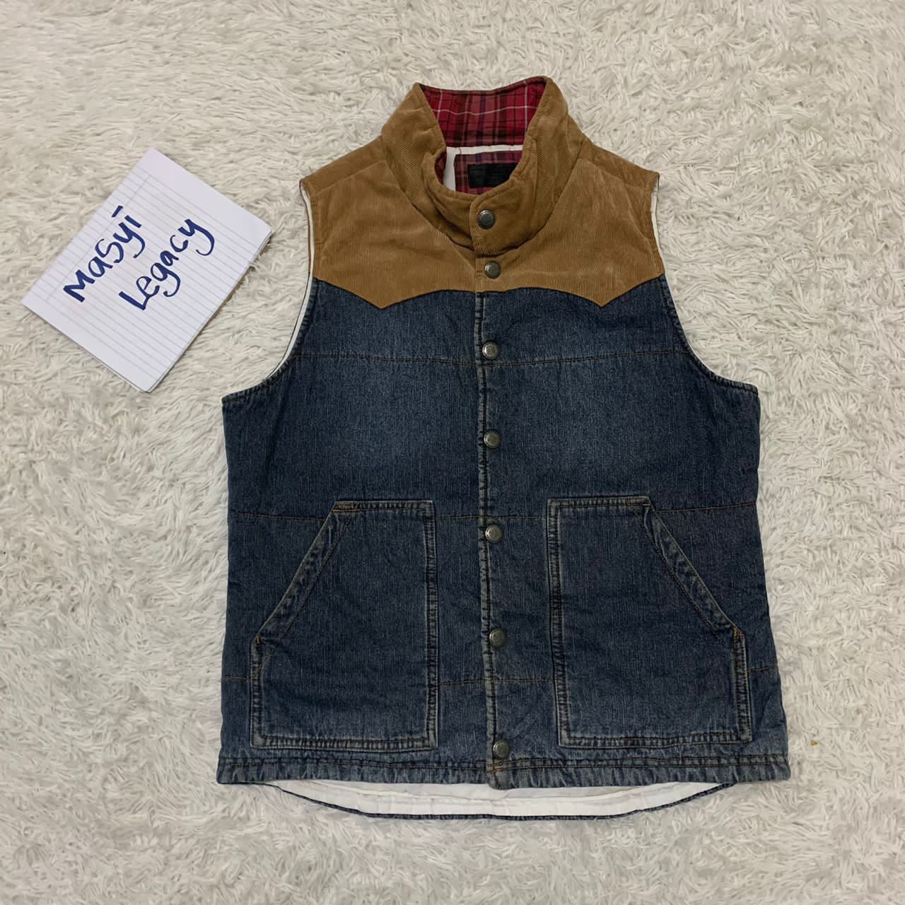 Japanese Brand Rare Design Thruxton vest Size US M / EU 48-50 / 2 - 1 Thumbnail