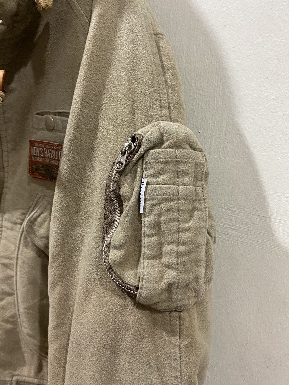 Japanese Brand 🔥Vintage🔥 BA-TSU STUDIO Bomber Hoodie Size US L / EU 52-54 / 3 - 6 Thumbnail