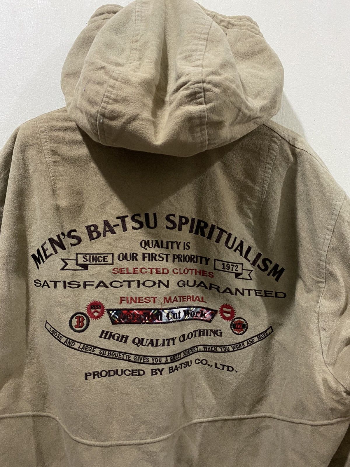 Japanese Brand 🔥Vintage🔥 BA-TSU STUDIO Bomber Hoodie Size US L / EU 52-54 / 3 - 2 Thumbnail