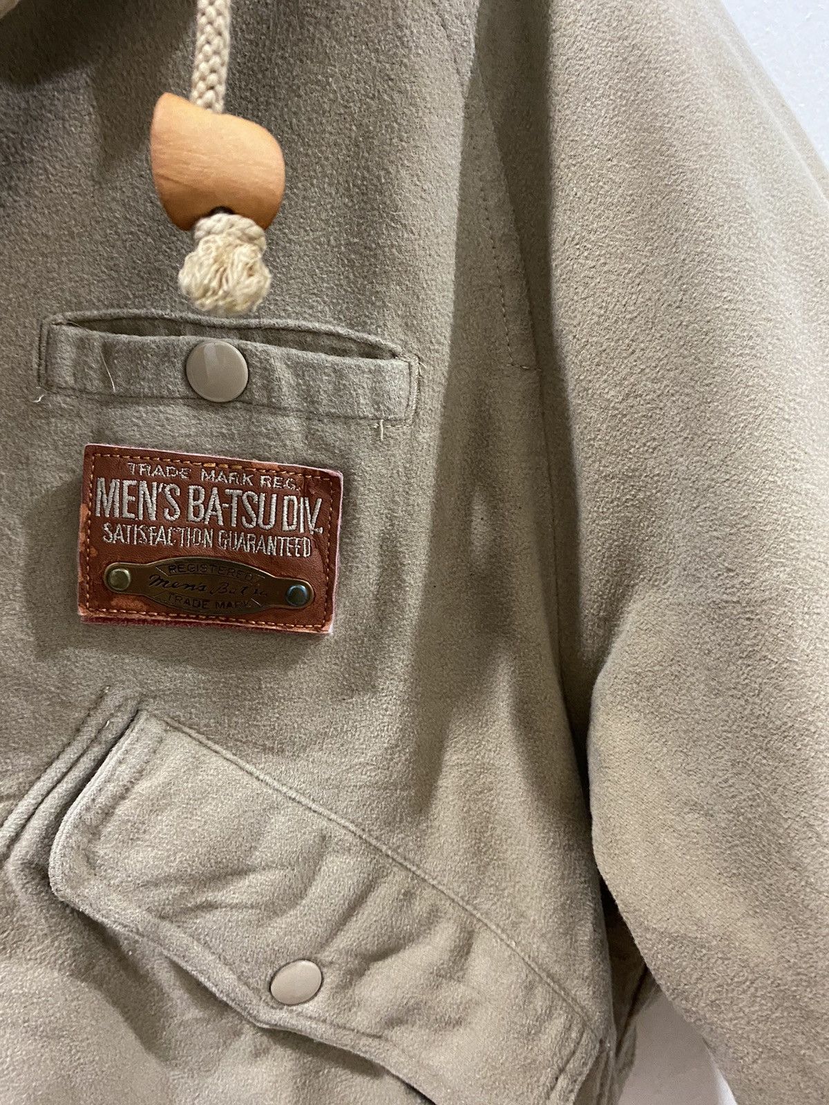Japanese Brand 🔥Vintage🔥 BA-TSU STUDIO Bomber Hoodie Size US L / EU 52-54 / 3 - 7 Thumbnail