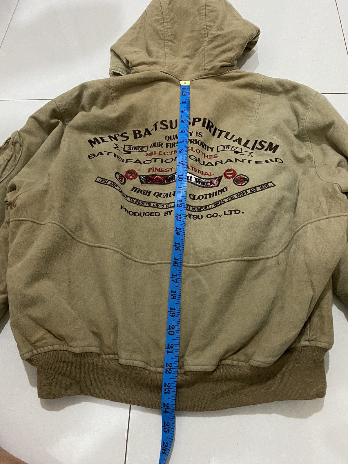Japanese Brand 🔥Vintage🔥 BA-TSU STUDIO Bomber Hoodie Size US L / EU 52-54 / 3 - 14 Thumbnail