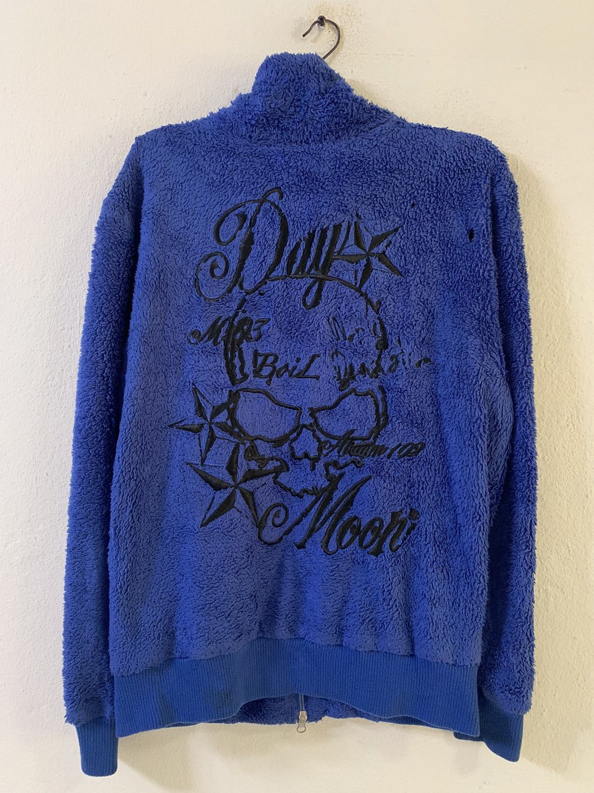 Japanese Brand Day Moon Skull Fleece Jacket Size US M / EU 48-50 / 2 - 1 Thumbnail