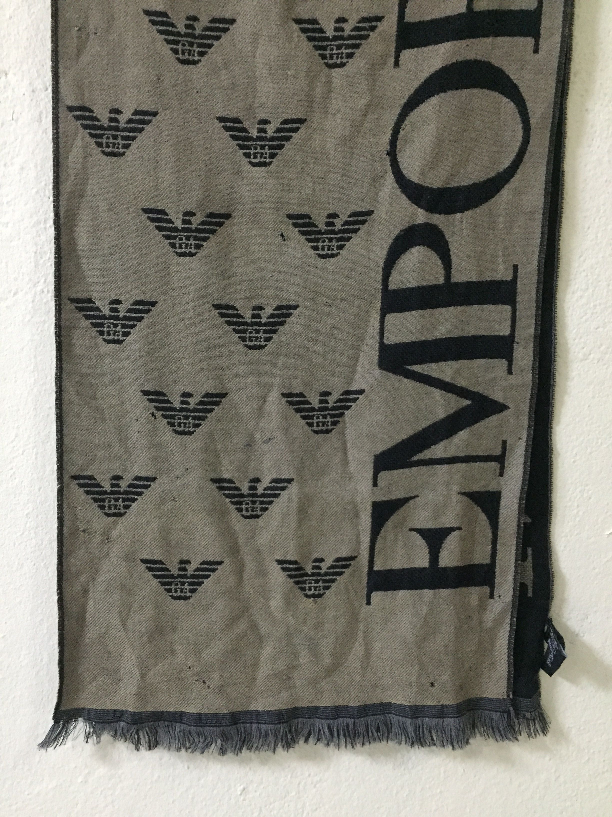Emporio Armani Emporio Armani Scarf Muffler Wool Made In Italy Size ONE SIZE - 17 Thumbnail