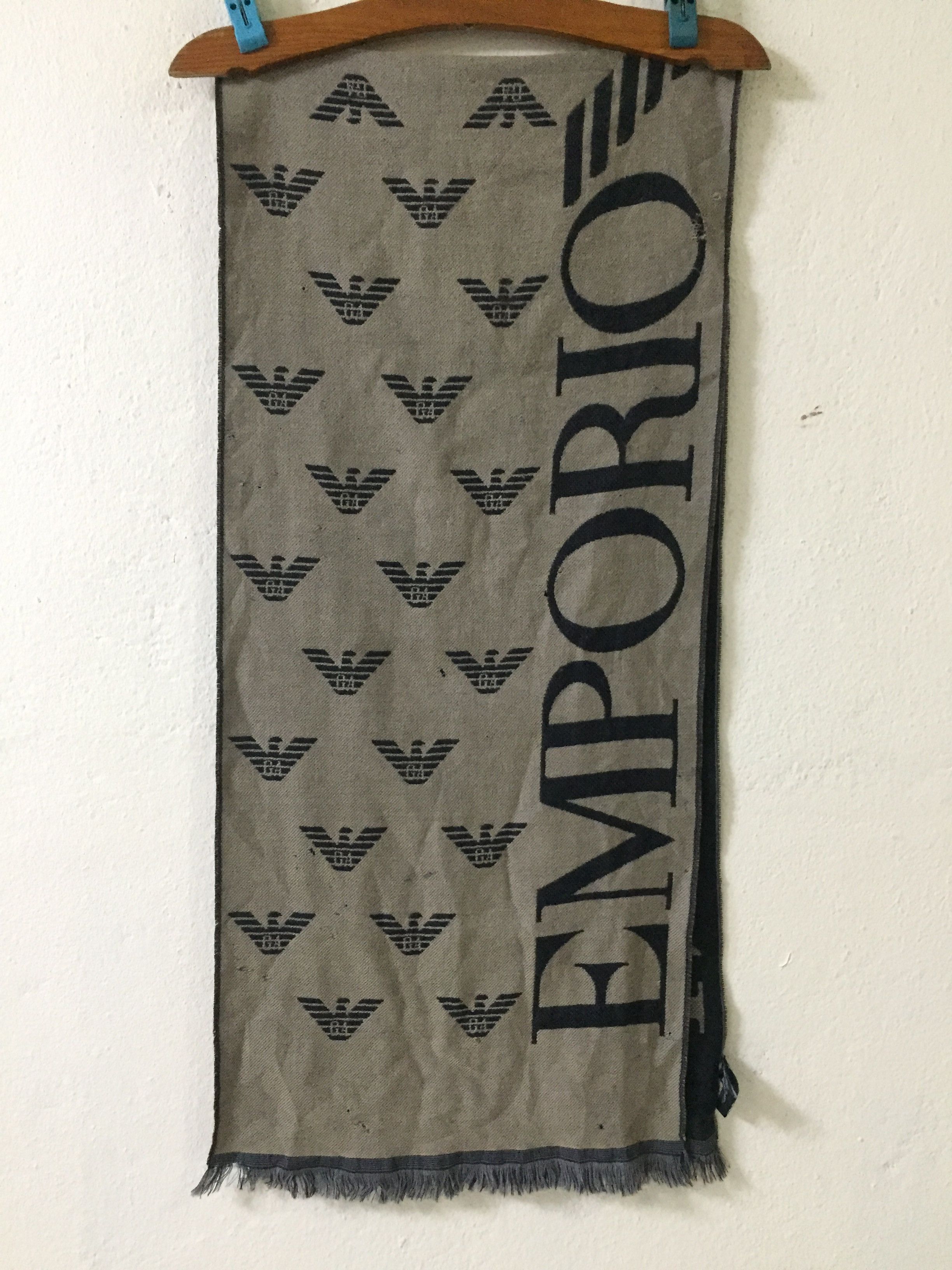 Emporio Armani Emporio Armani Scarf Muffler Wool Made In Italy Size ONE SIZE - 16 Thumbnail
