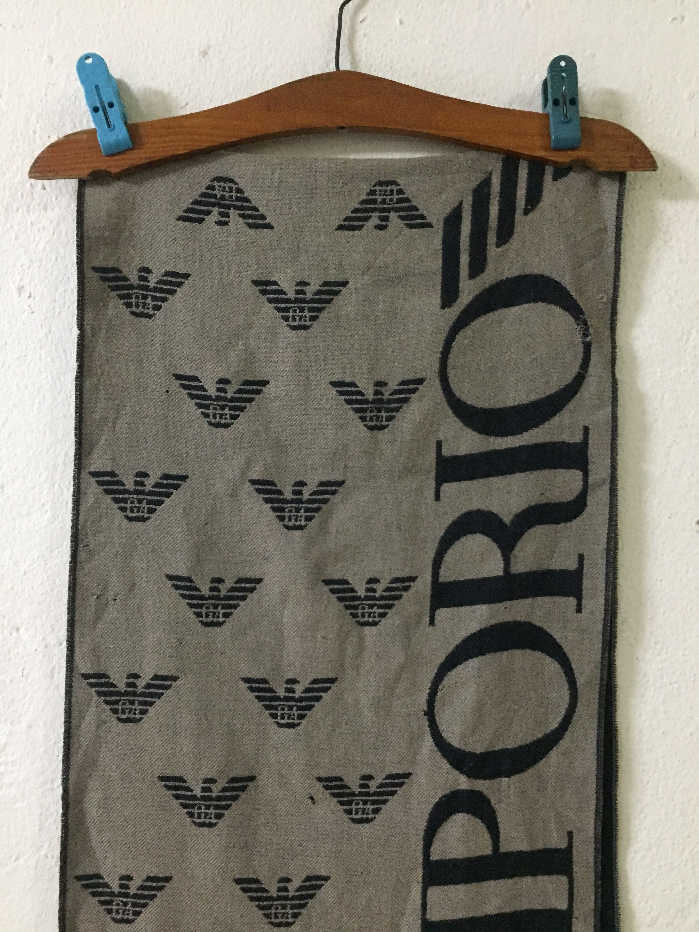 Emporio Armani Emporio Armani Scarf Muffler Wool Made In Italy Size ONE SIZE - 18 Thumbnail
