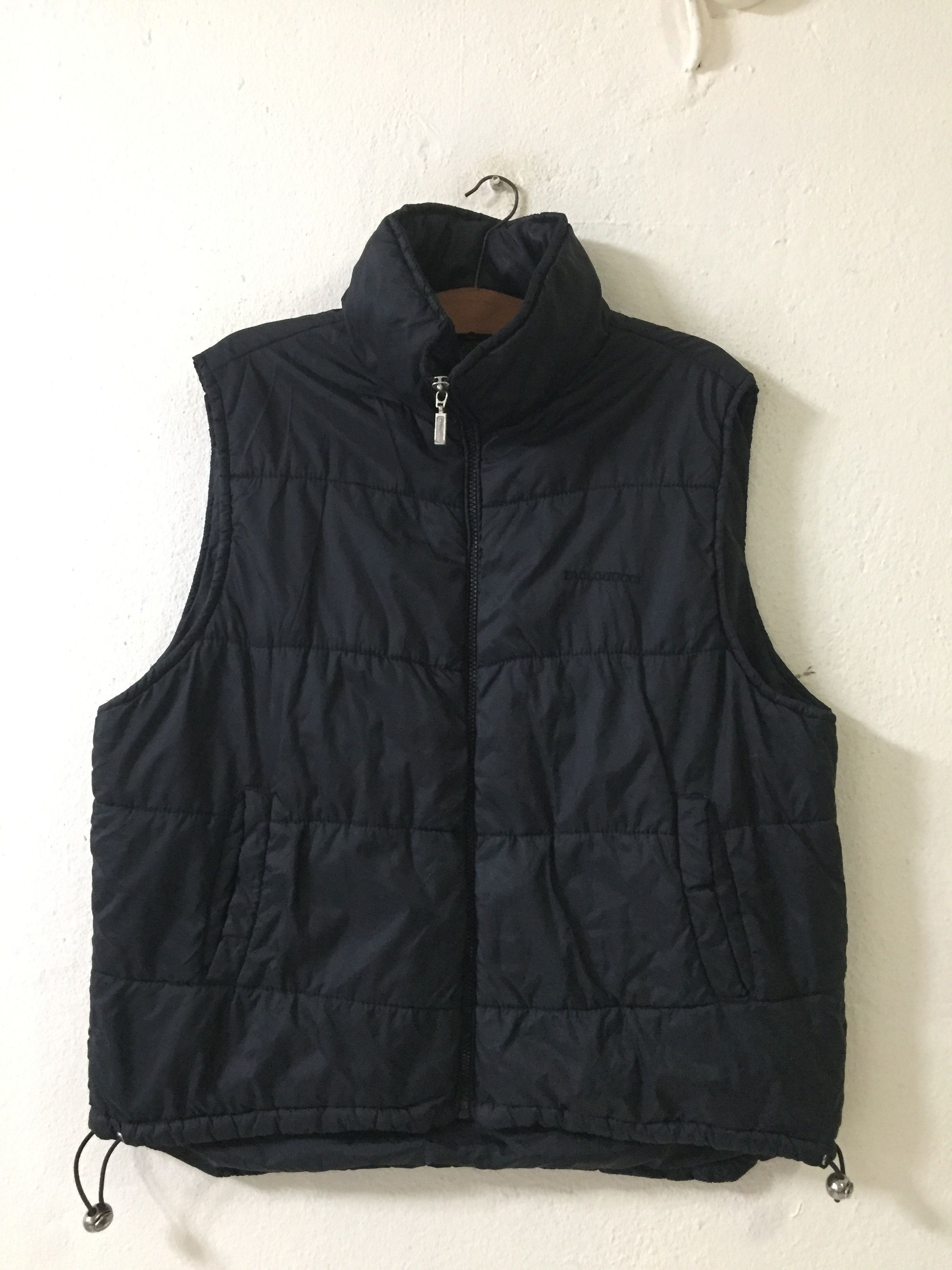 image of Paolo Gucci Puffer Vest in Black, Men's (Size Large)