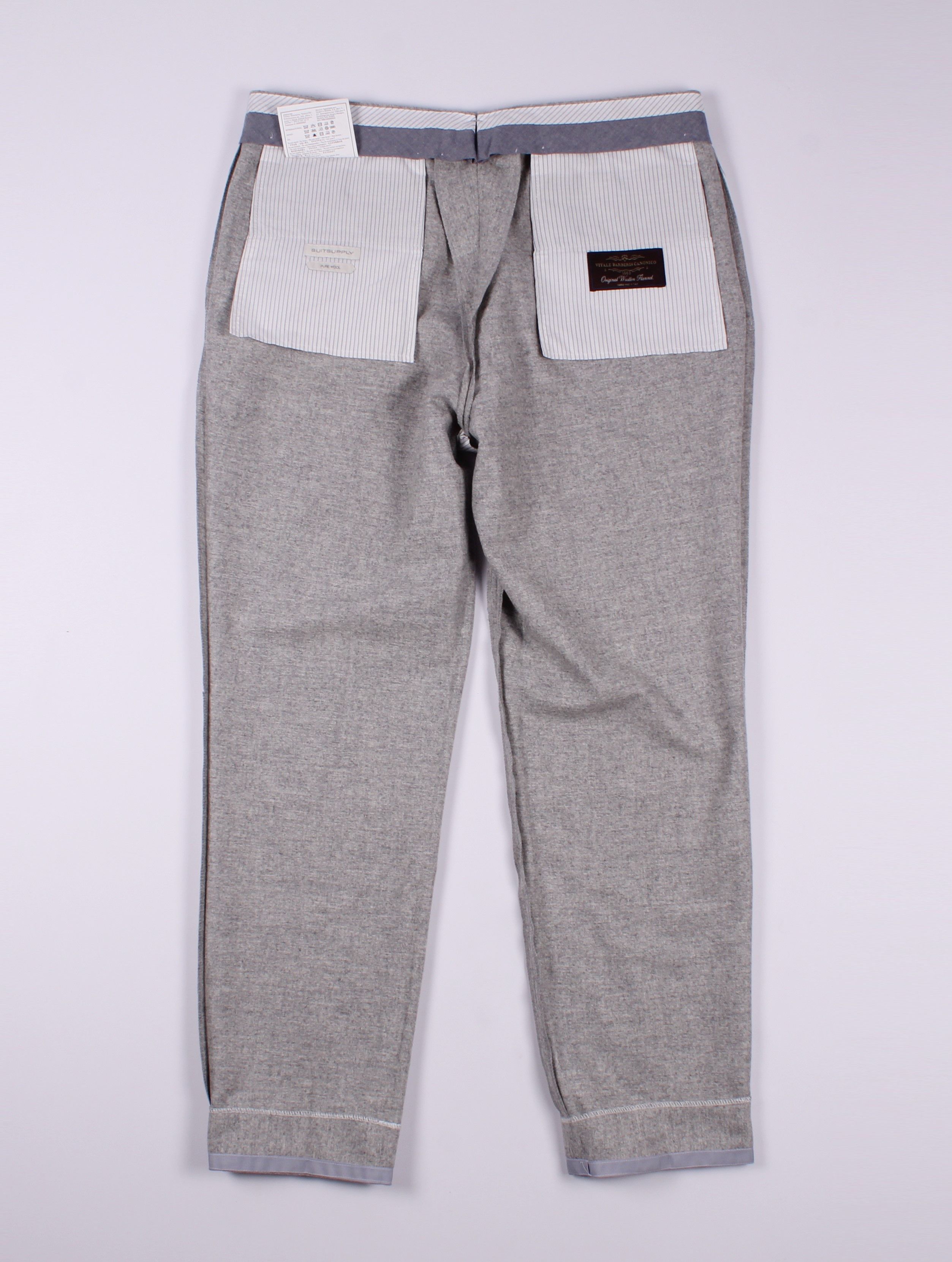 Suitsupply × Vitale Barberis Canonico Suitsupply Wool Soho Slim Pants Trousers Size US 36 / EU 52 - 9 Thumbnail
