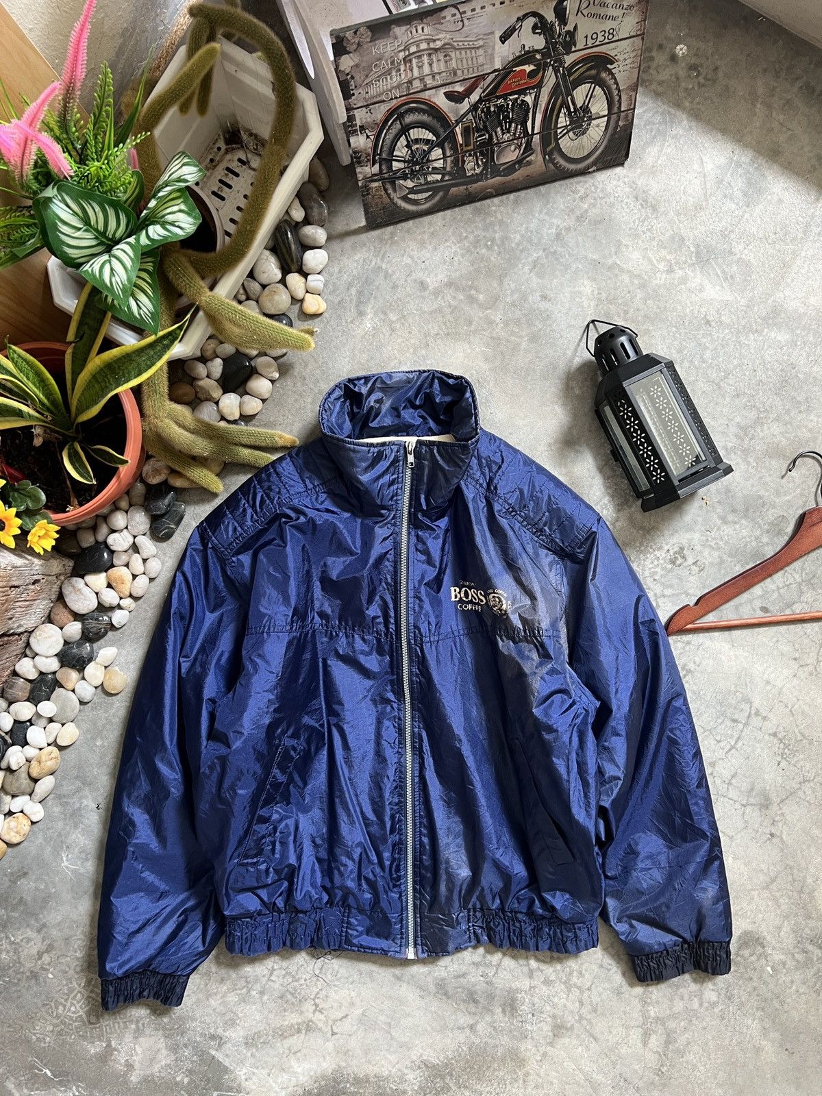 Japanese Brand × Vintage Vintage 🏴‍☠️ Suntory Boss Coffe Bomber Style Jacket Size US XL / EU 56 / 4 - 14 Thumbnail