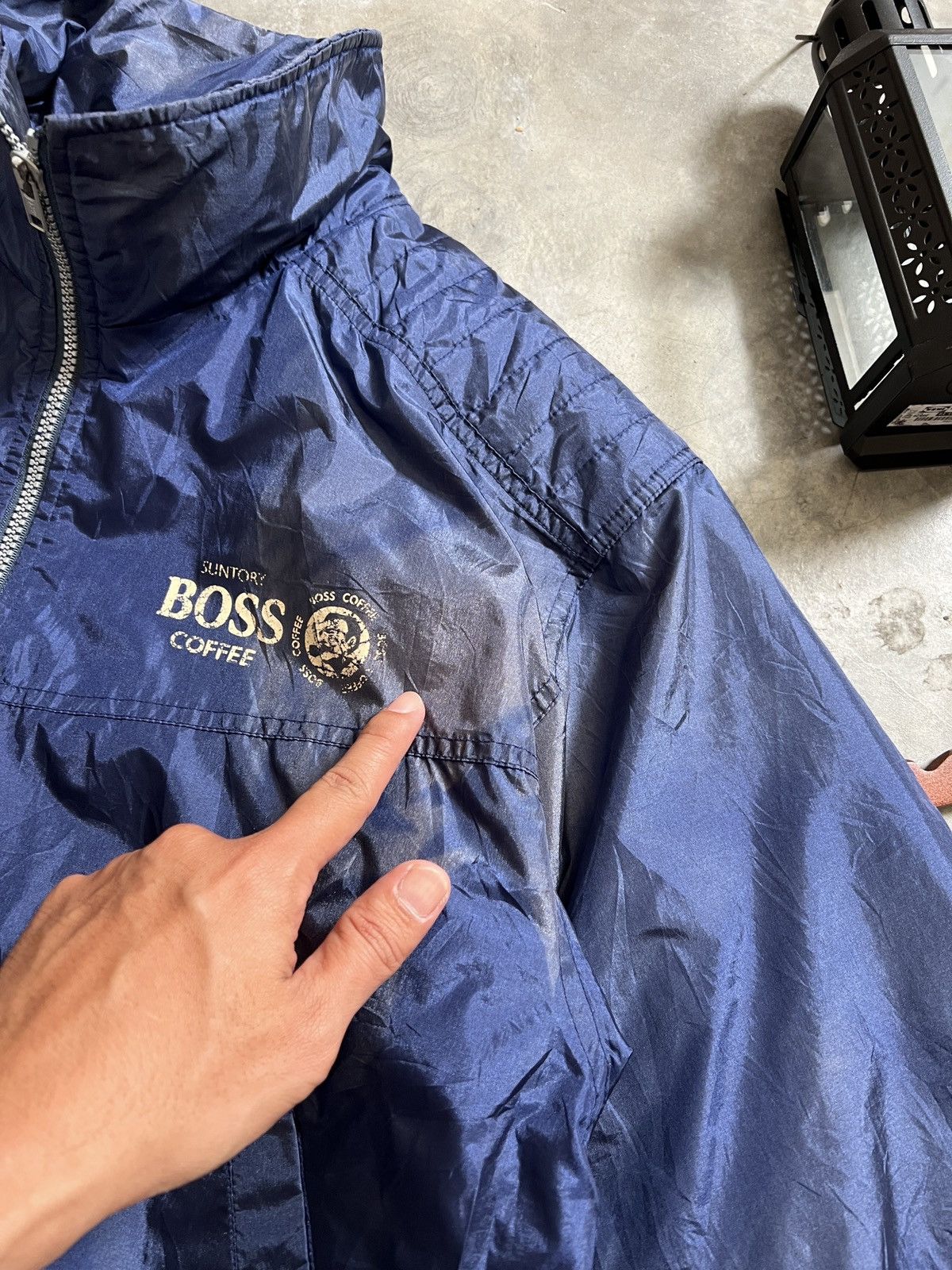 Japanese Brand × Vintage Vintage 🏴‍☠️ Suntory Boss Coffe Bomber Style Jacket Size US XL / EU 56 / 4 - 18 Thumbnail