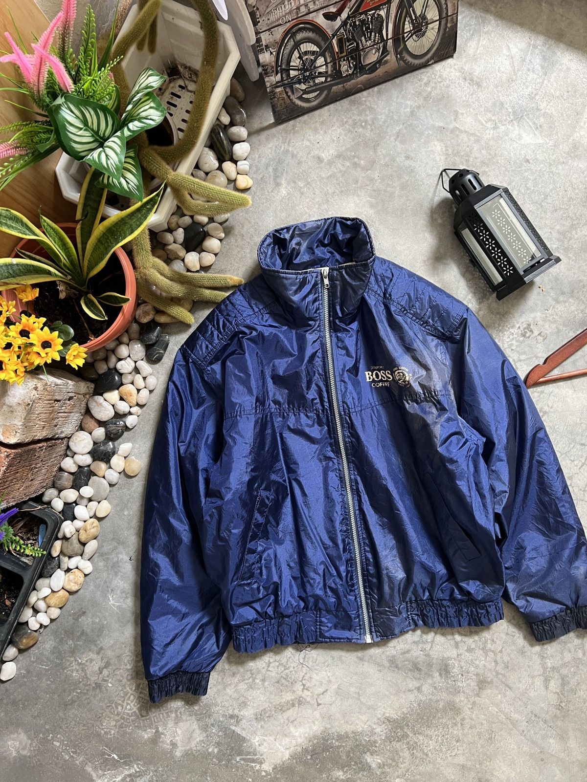 Japanese Brand × Vintage Vintage 🏴‍☠️ Suntory Boss Coffe Bomber Style Jacket Size US XL / EU 56 / 4 - 15 Thumbnail
