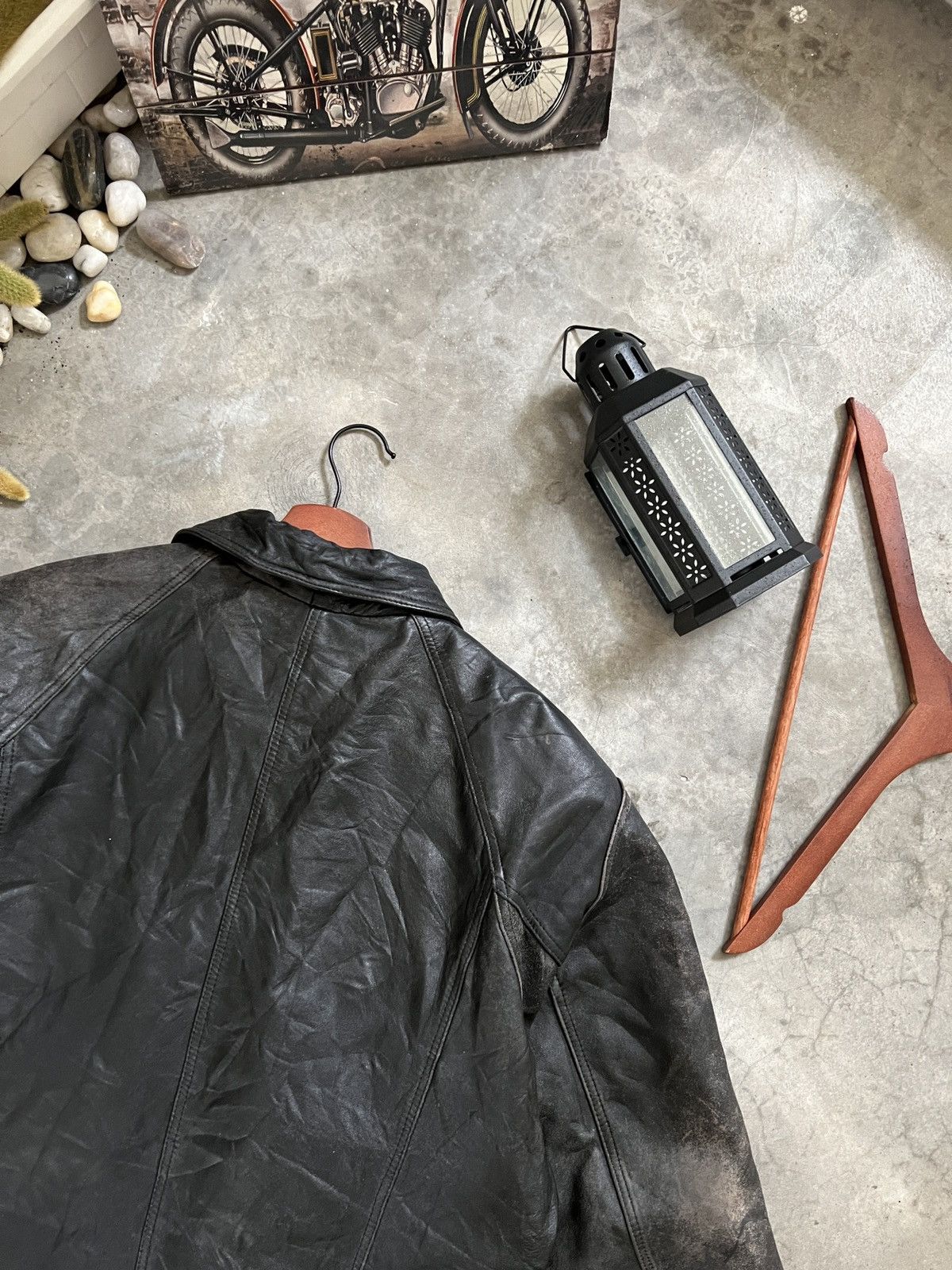 Vintage VTG 🖤 Vintage 90s M.T Legend Airport Style Leather Jacket Size US L / EU 52-54 / 3 - 10 Thumbnail
