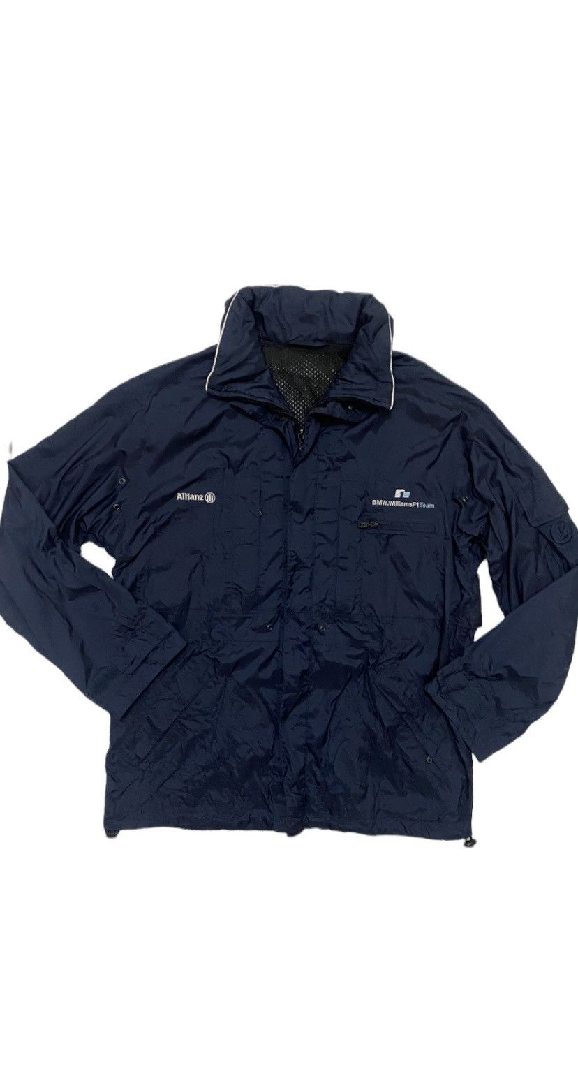 image of Formula Uno x Vintage Bmw William F1 Team Waterproof Jacket in Blue, Men's (Size Large)