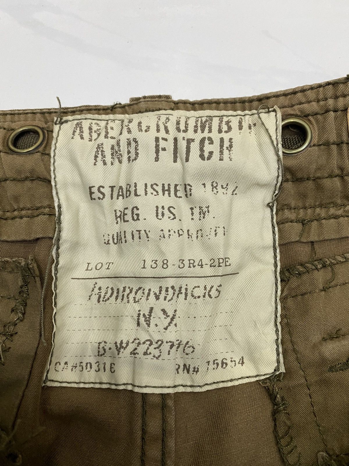 Abercrombie & Fitch RARE🔥Vintage Abercrombie and Fitch Military Cargo Pants Size US 36 / EU 52 - 7 Thumbnail