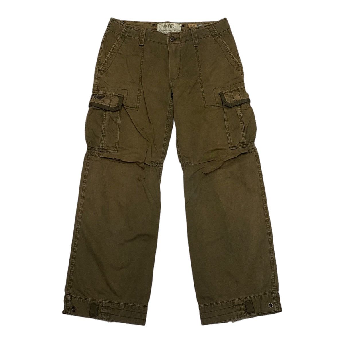 image of Abercrombie Fitch x General Research vintage Abercrombie And Fitch Military Cargo Pants in Brown (S