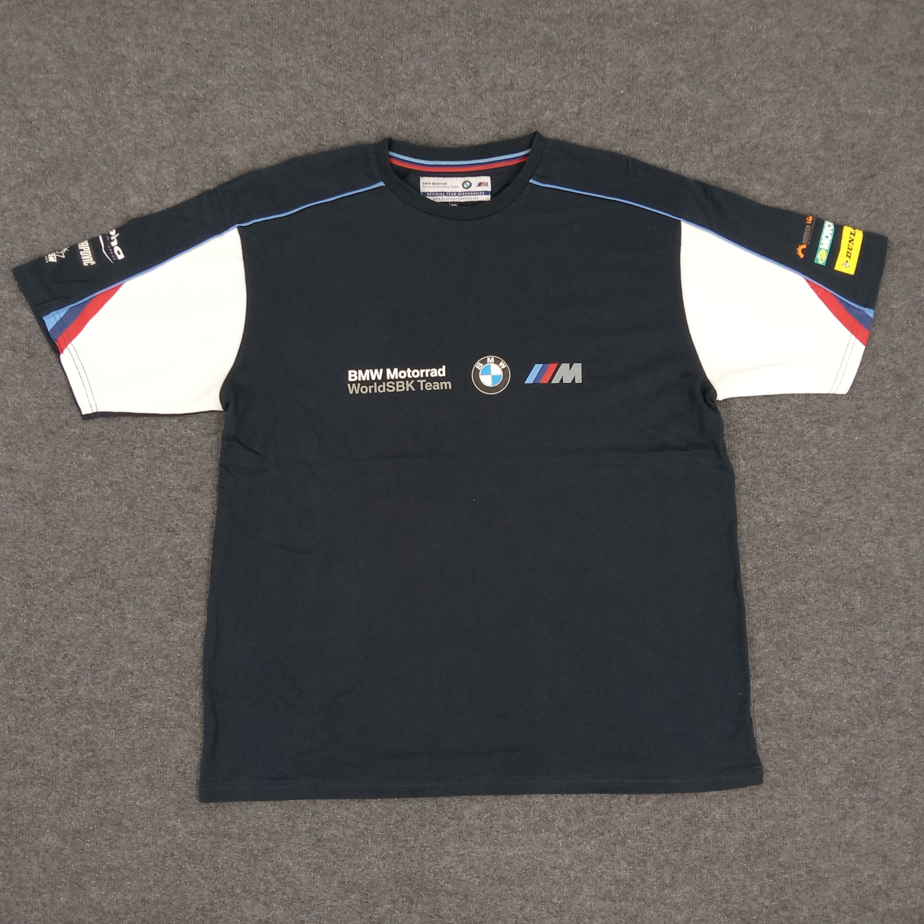 BMW × Vintage BMW Motorrad WorldSBK Racing Team Tshirt Size US XXL / EU 58 / 5 - 1 Thumbnail