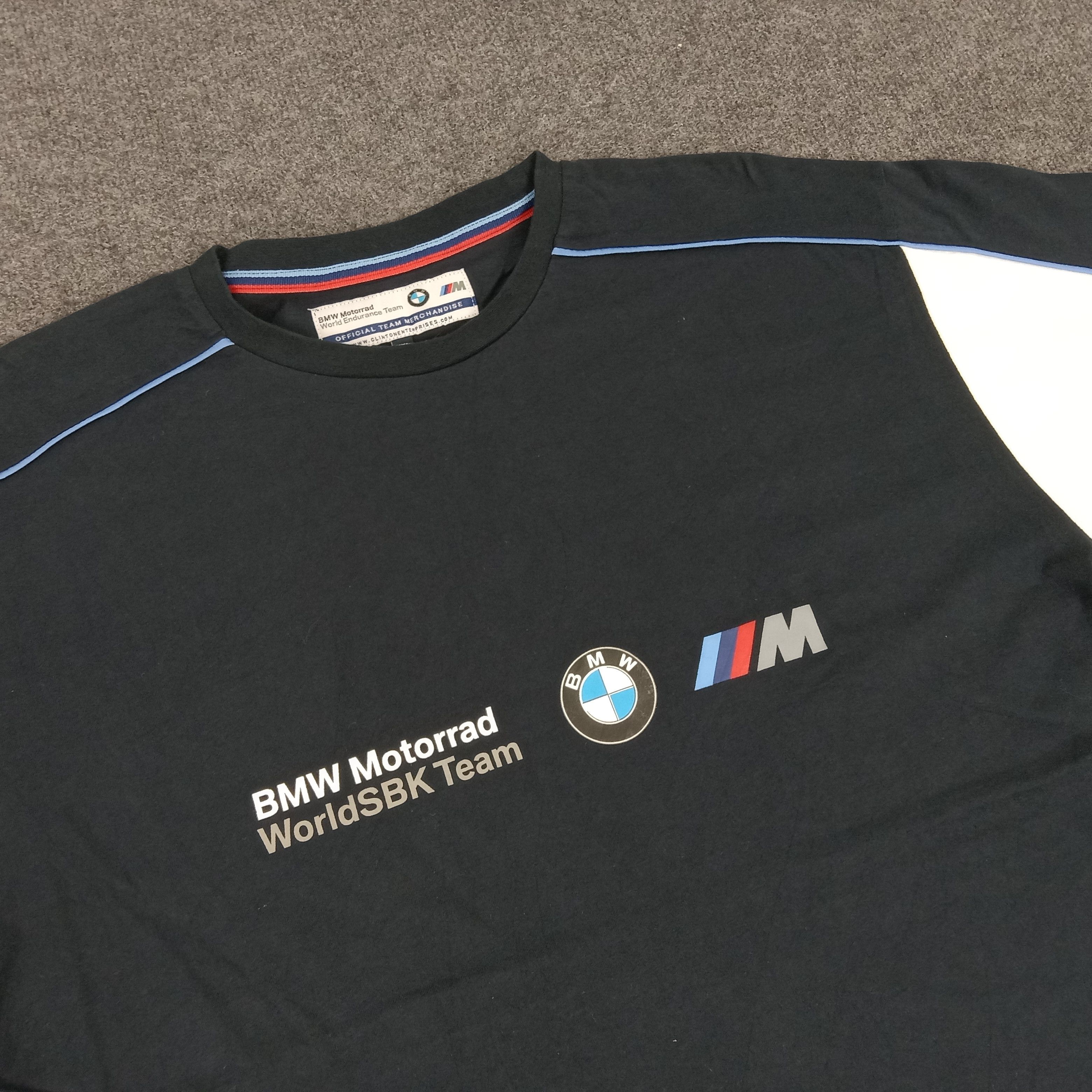 BMW × Vintage BMW Motorrad WorldSBK Racing Team Tshirt Size US XXL / EU 58 / 5 - 2 Thumbnail