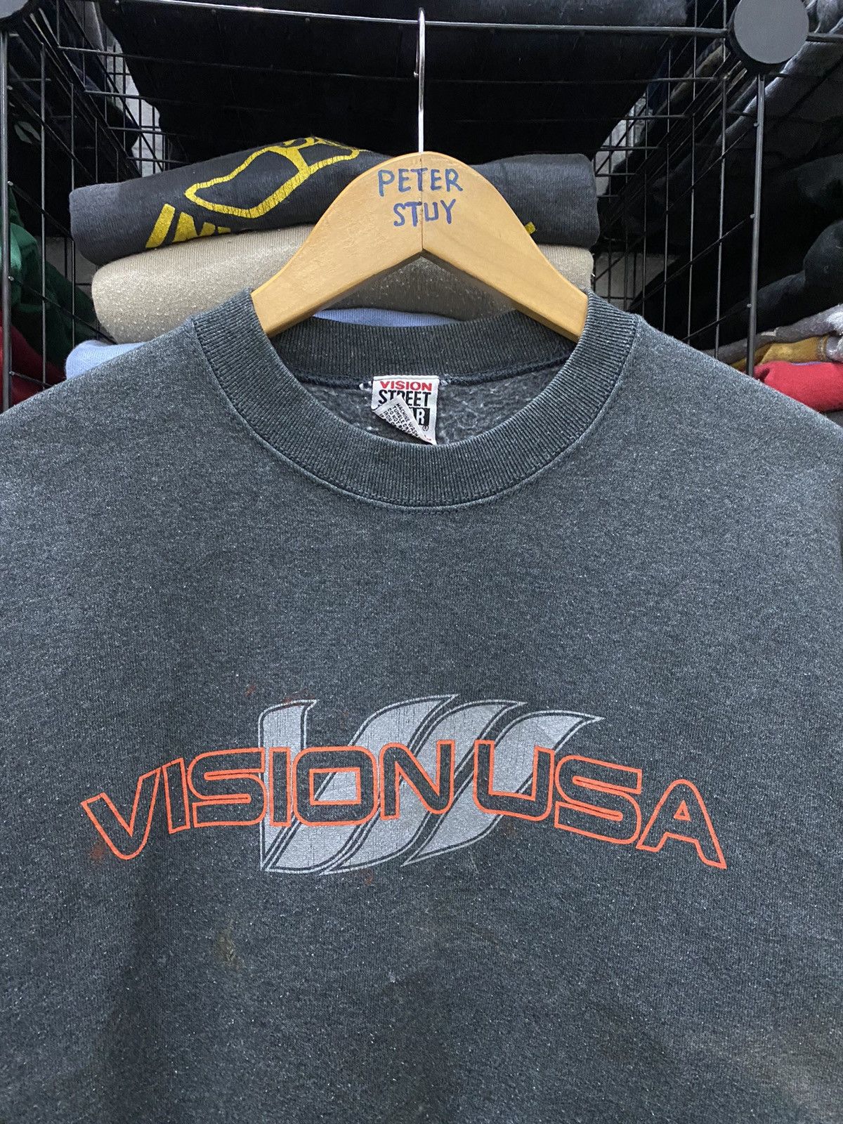 Vintage × Vision Streetwear VINTAGE VISION STREETWEAR MADE USA SWEATSHIRT Size US L / EU 52-54 / 3 - 1 Thumbnail