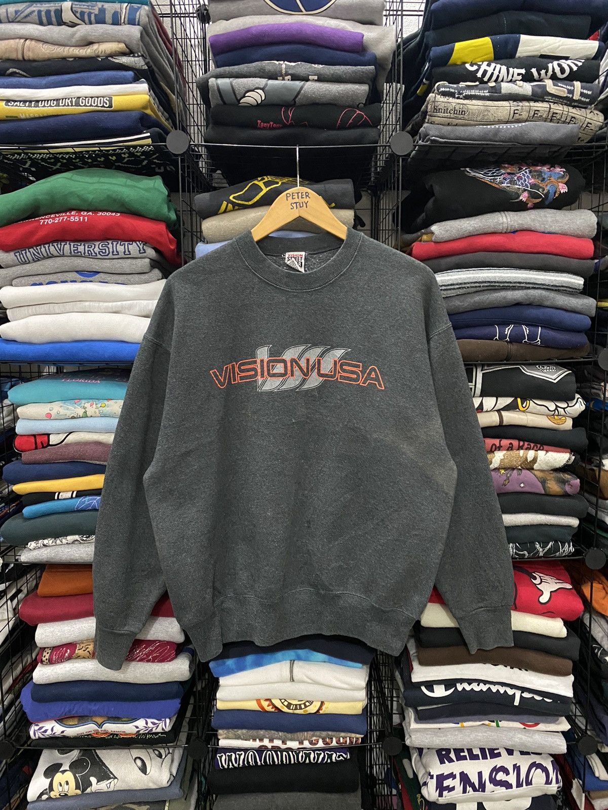 Vintage × Vision Streetwear VINTAGE VISION STREETWEAR MADE USA SWEATSHIRT Size US L / EU 52-54 / 3 - 2 Thumbnail