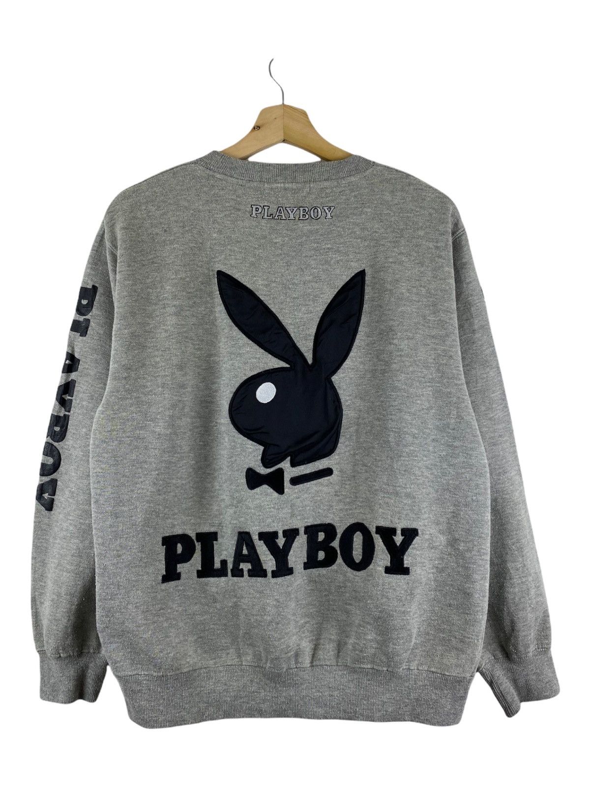 Playboy × Vintage Vintage playboy big logo sweatshirt Size US L / EU 52-54 / 3 - 1 Thumbnail