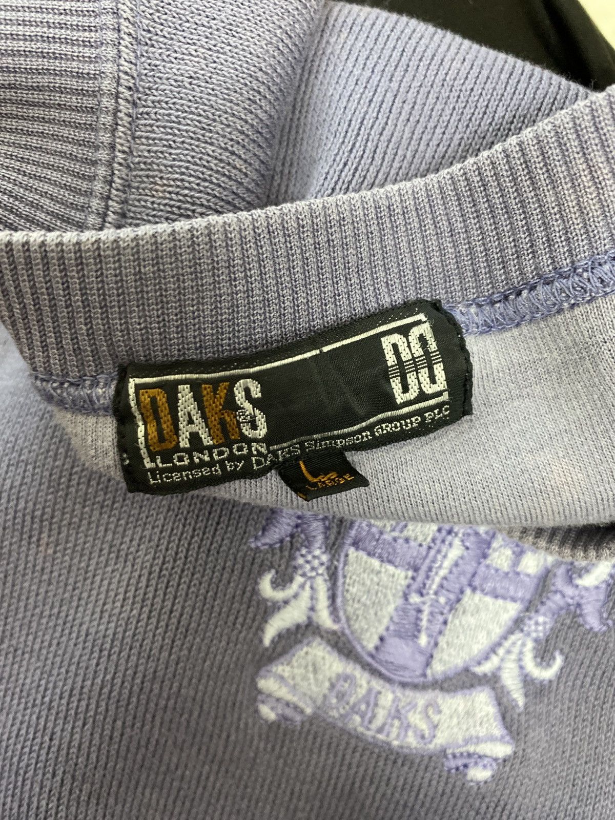 DAKS × Vintage Vintage Dark london embroidery logo sweatshirt Size US L / EU 52-54 / 3 - 8 Thumbnail