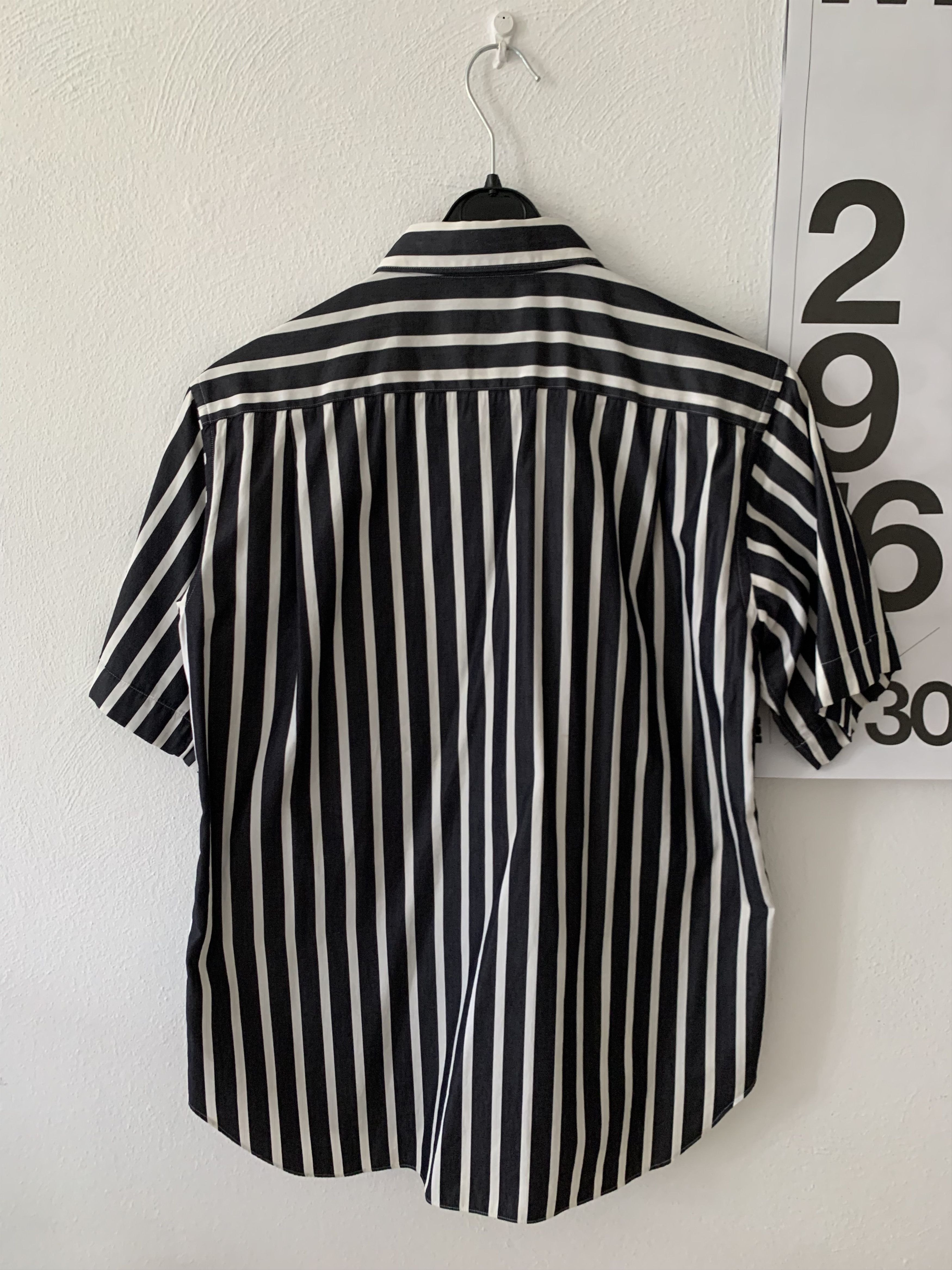 Comme des Garcons Homme Plus SS09 Striped Short Sleeve Shirt Size US XS / EU 42 / 0 - 3 Thumbnail