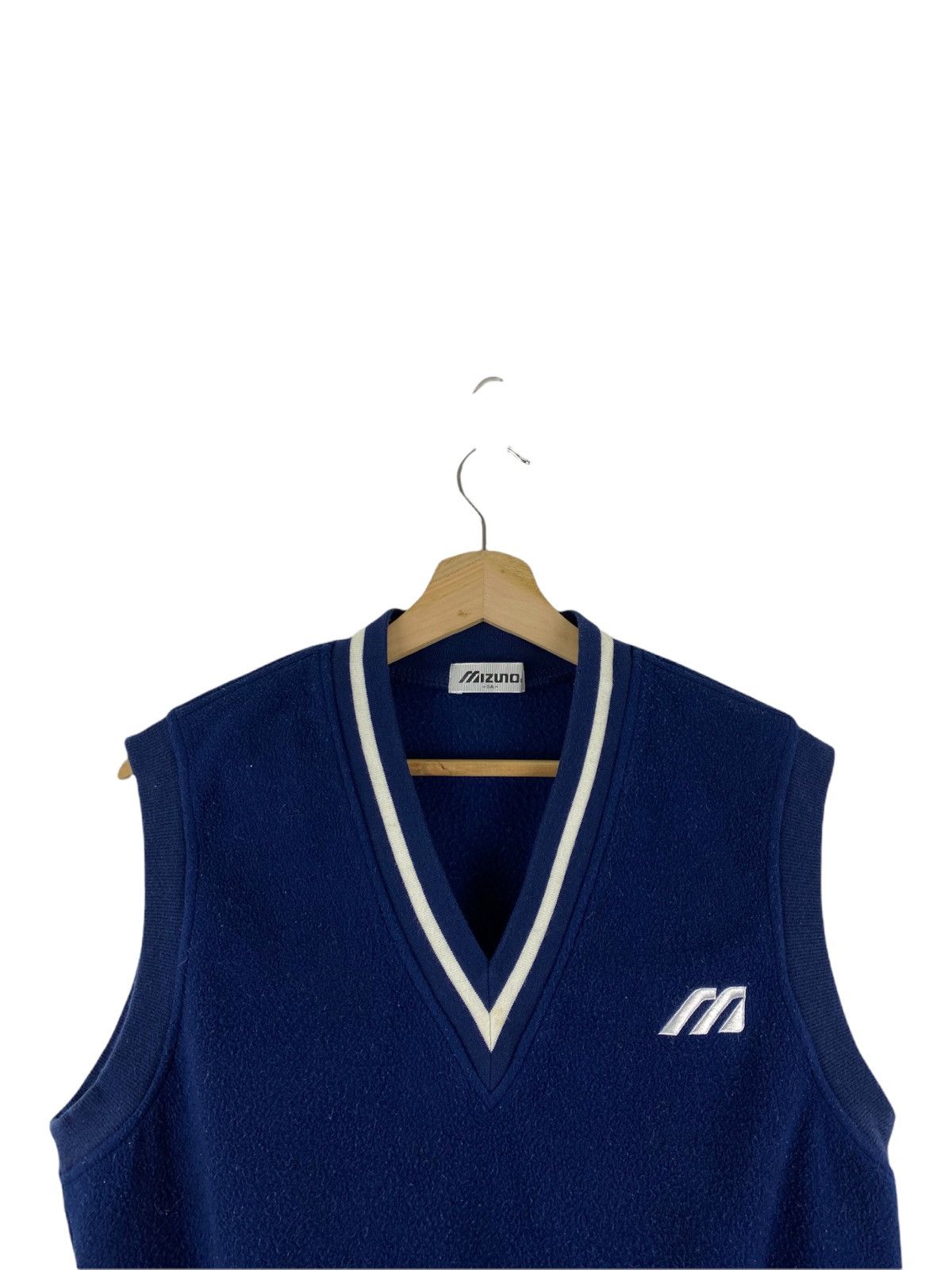 Mizuno VINTAGE MIZUNO V NECK VEST Size US M / EU 48-50 / 2 - 2 Thumbnail