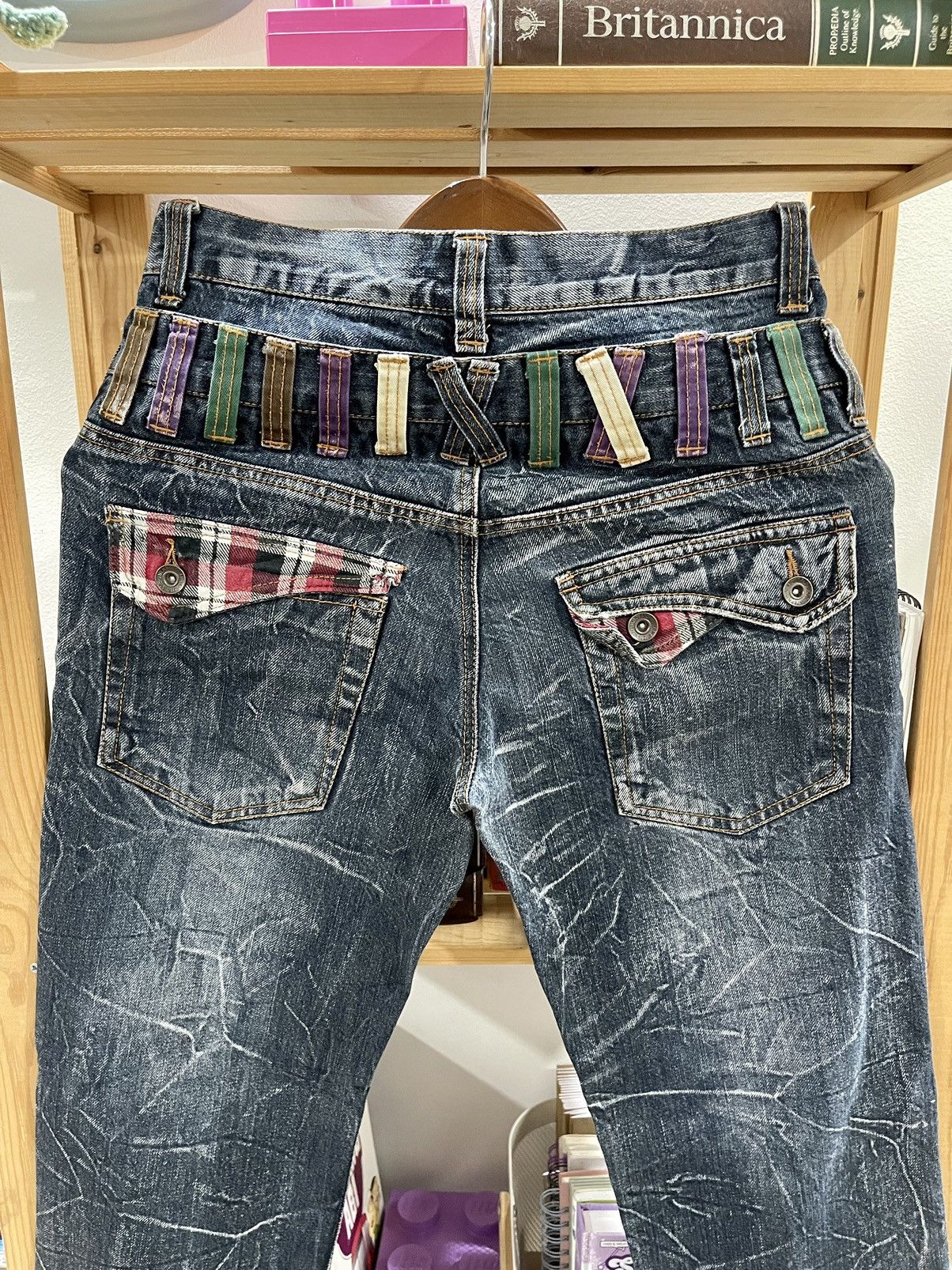 Japanese Brand VINTAGE DISTRESSED DOUBLE WAIST NYLAUS CLOTHING PUNK STYLE Size US 30 / EU 46 - 8 Thumbnail