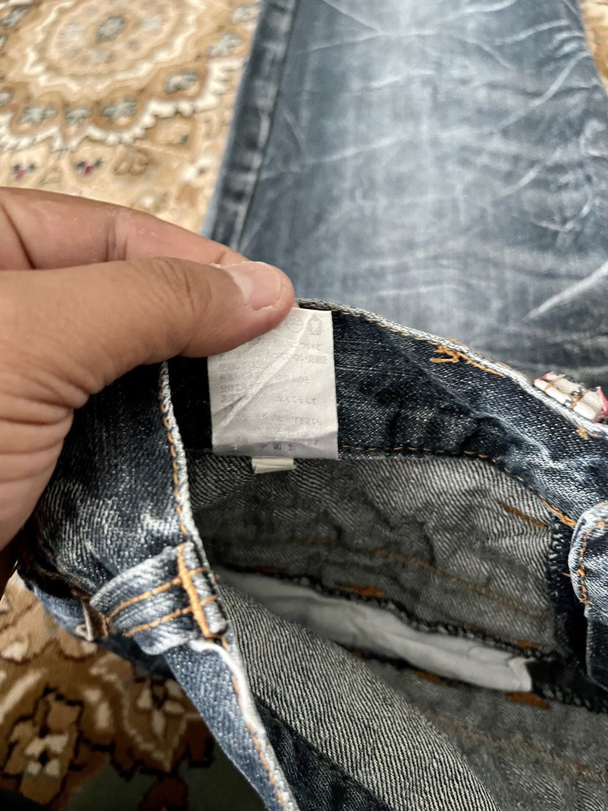 Japanese Brand VINTAGE DISTRESSED DOUBLE WAIST NYLAUS CLOTHING PUNK STYLE Size US 30 / EU 46 - 14 Thumbnail