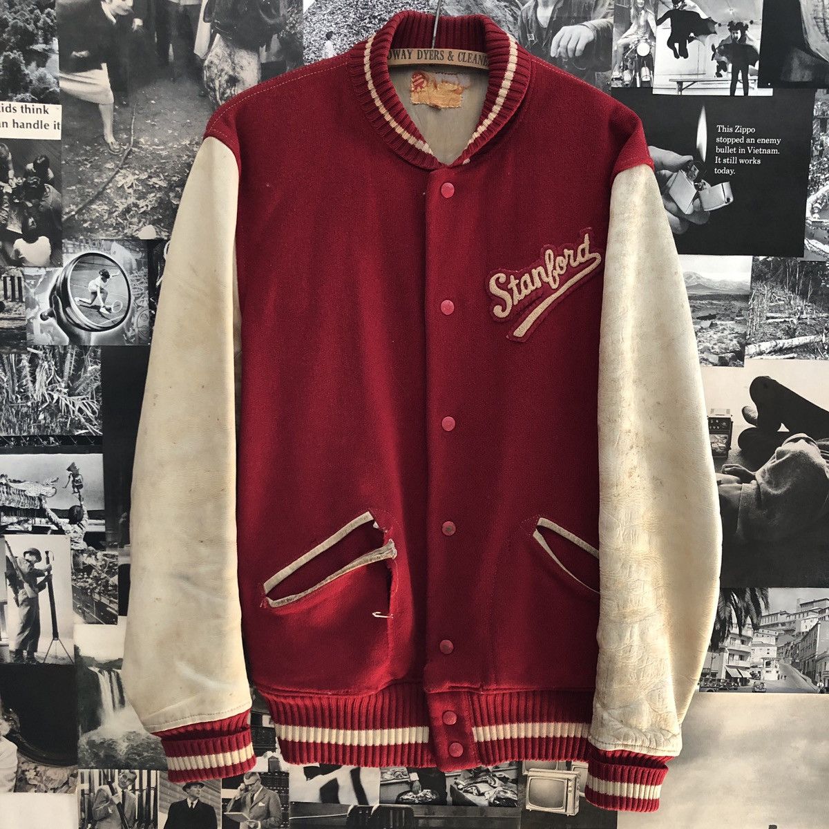 Vintage 60s Stanford varsity jacket | Grailed
