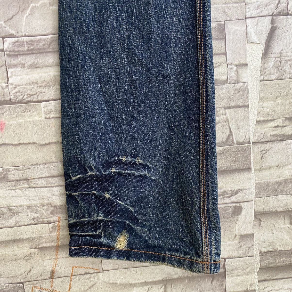 Japanese Brand NICOLE HIDEAWAYS Snake Skin Denim Flare Jeans Size US 30 / EU 46 - 16 Thumbnail