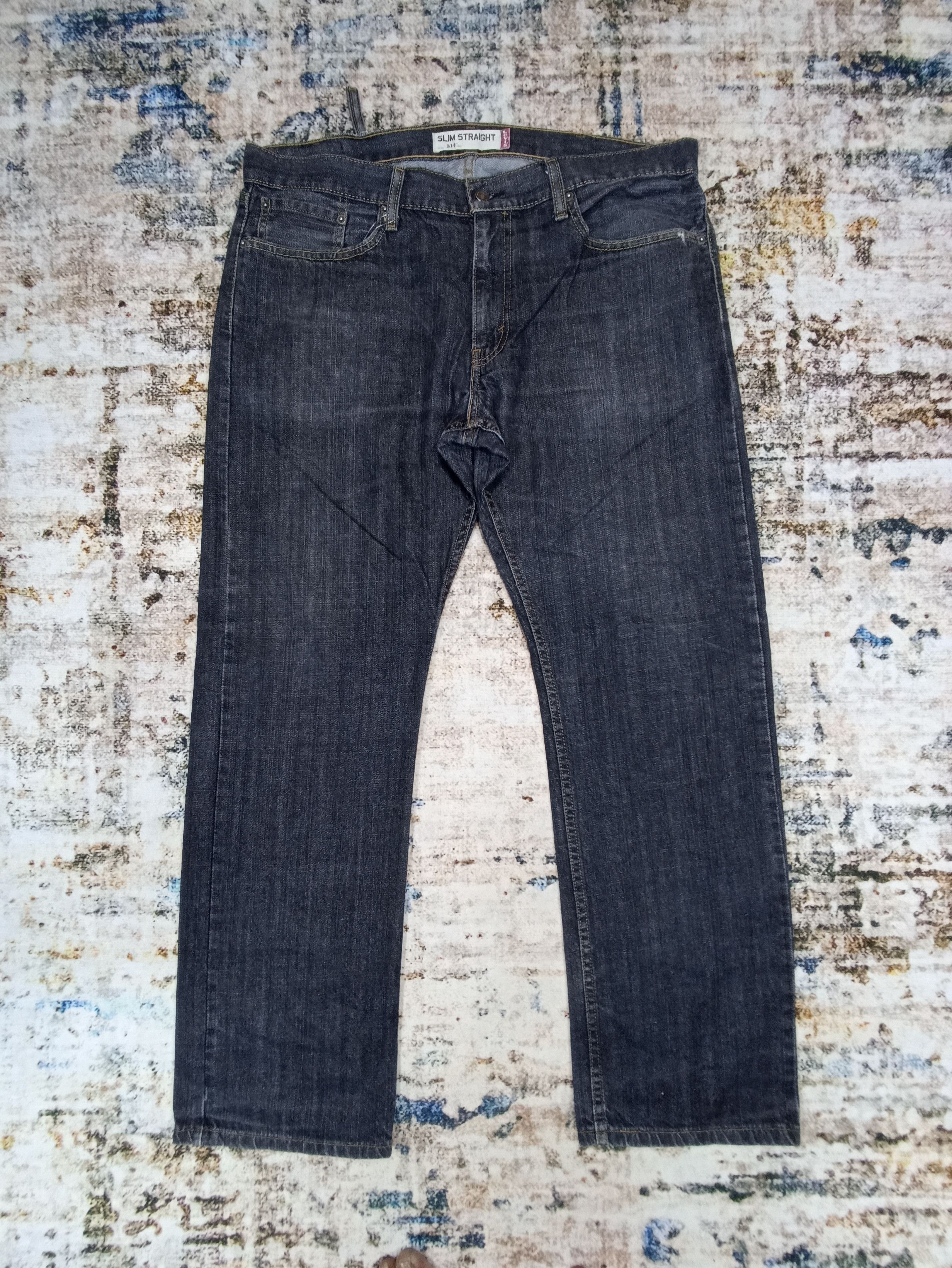Jean × Levi's × Vintage Vintage Levis 514 Black Jeans - J103 Size US 39 - 1 Thumbnail