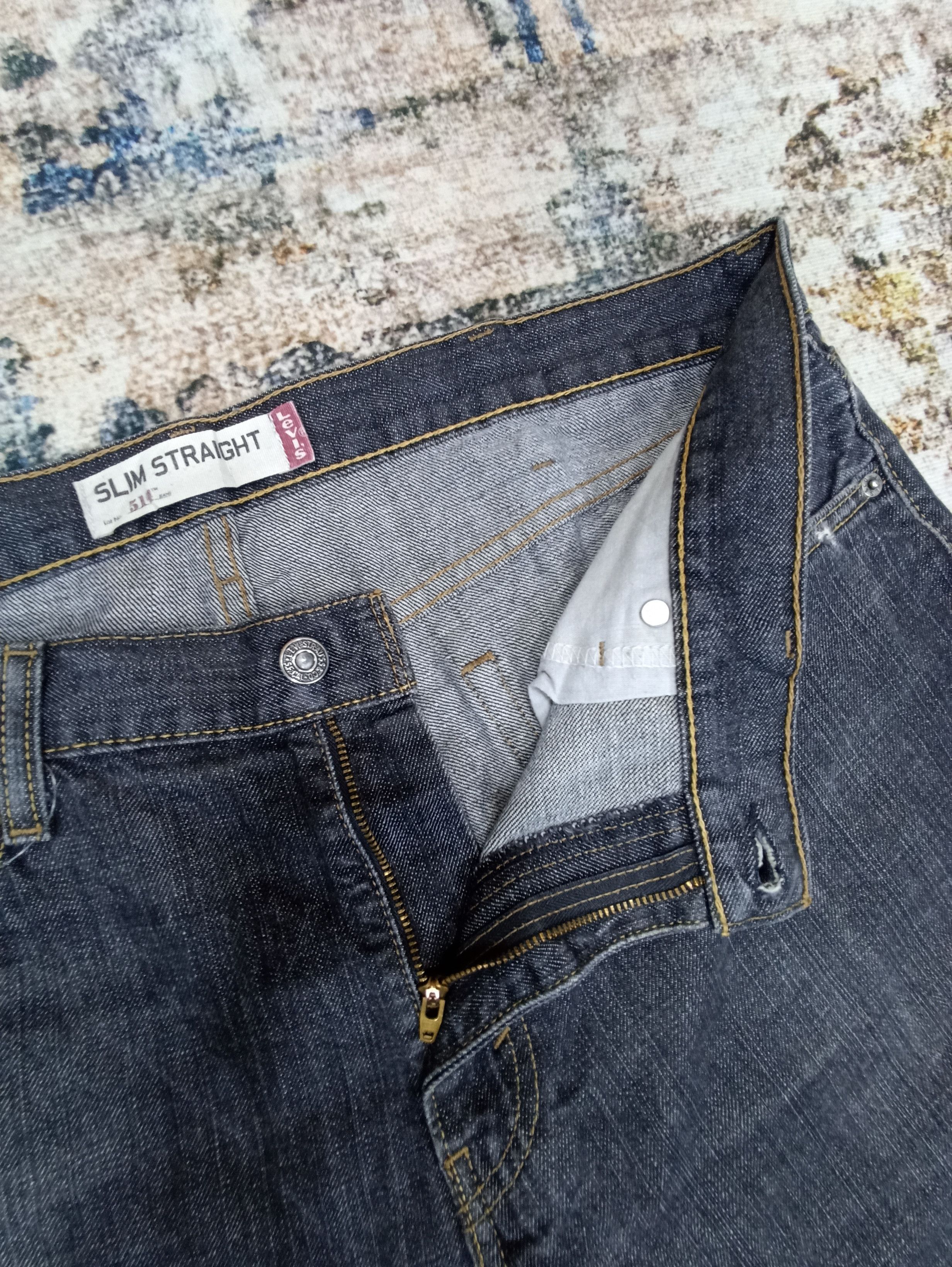 Jean × Levi's × Vintage Vintage Levis 514 Black Jeans - J103 Size US 39 - 3 Thumbnail