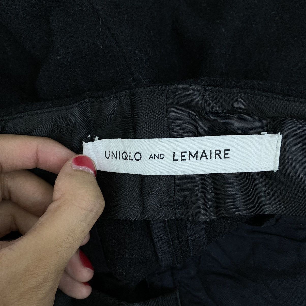 Christophe Lemaire UNIQLO X CHRISTOPHE LEMAIRE Black Slim Fit Wool Casual Size US 28 / EU 44 - 4 Thumbnail