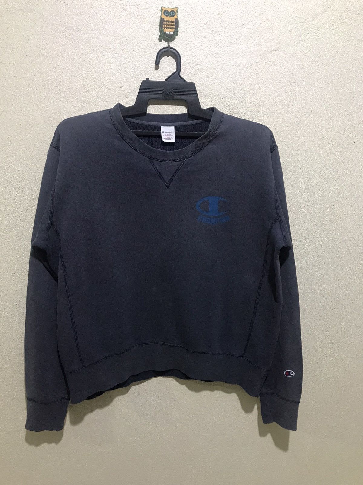 Champion Champion Sweatshirt small logo spellout size XL Size US XL / EU 56 / 4 - 1 Thumbnail