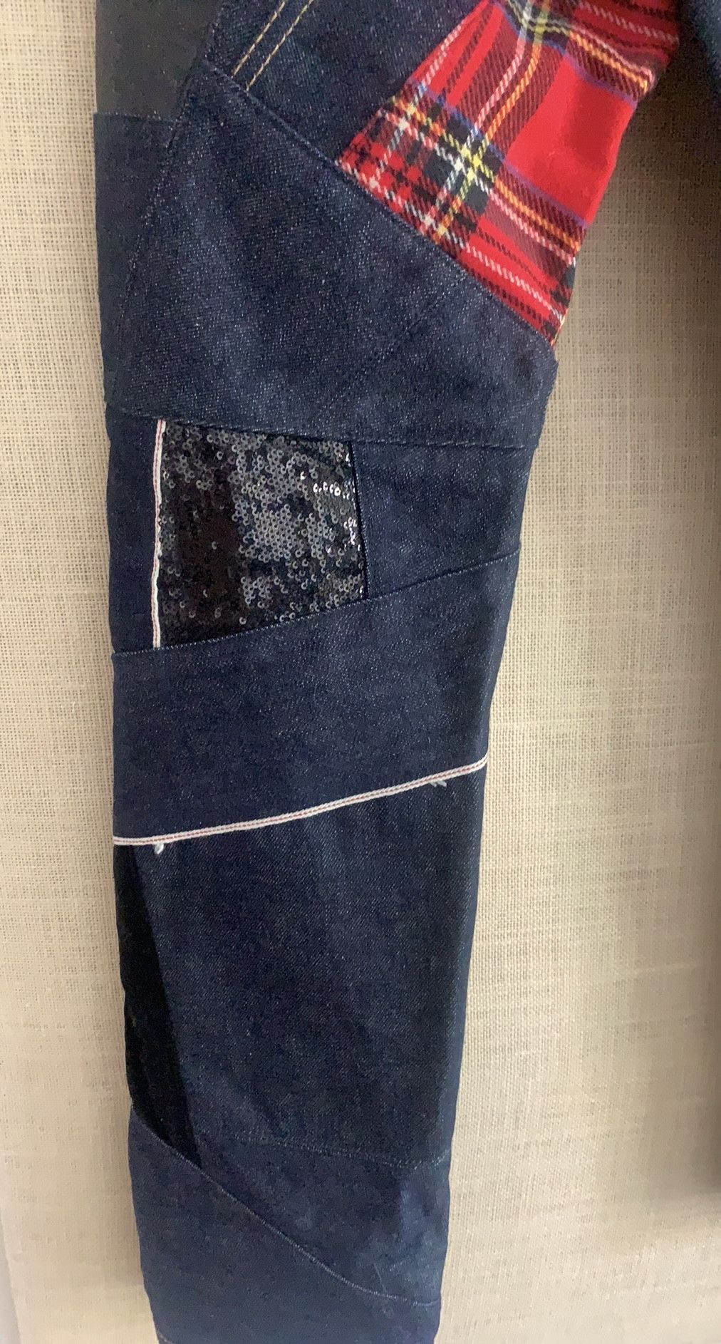 Comme des Garcons × Junya Watanabe 2016 Like new multi patchwork, salvage & cut-sewn Size US 29 - 9 Thumbnail