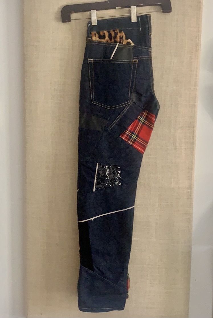 Comme des Garcons × Junya Watanabe 2016 Like new multi patchwork, salvage & cut-sewn Size US 29 - 10 Thumbnail