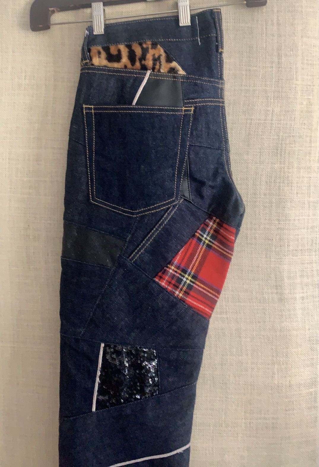 Comme des Garcons × Junya Watanabe 2016 Like new multi patchwork, salvage & cut-sewn Size US 29 - 11 Thumbnail