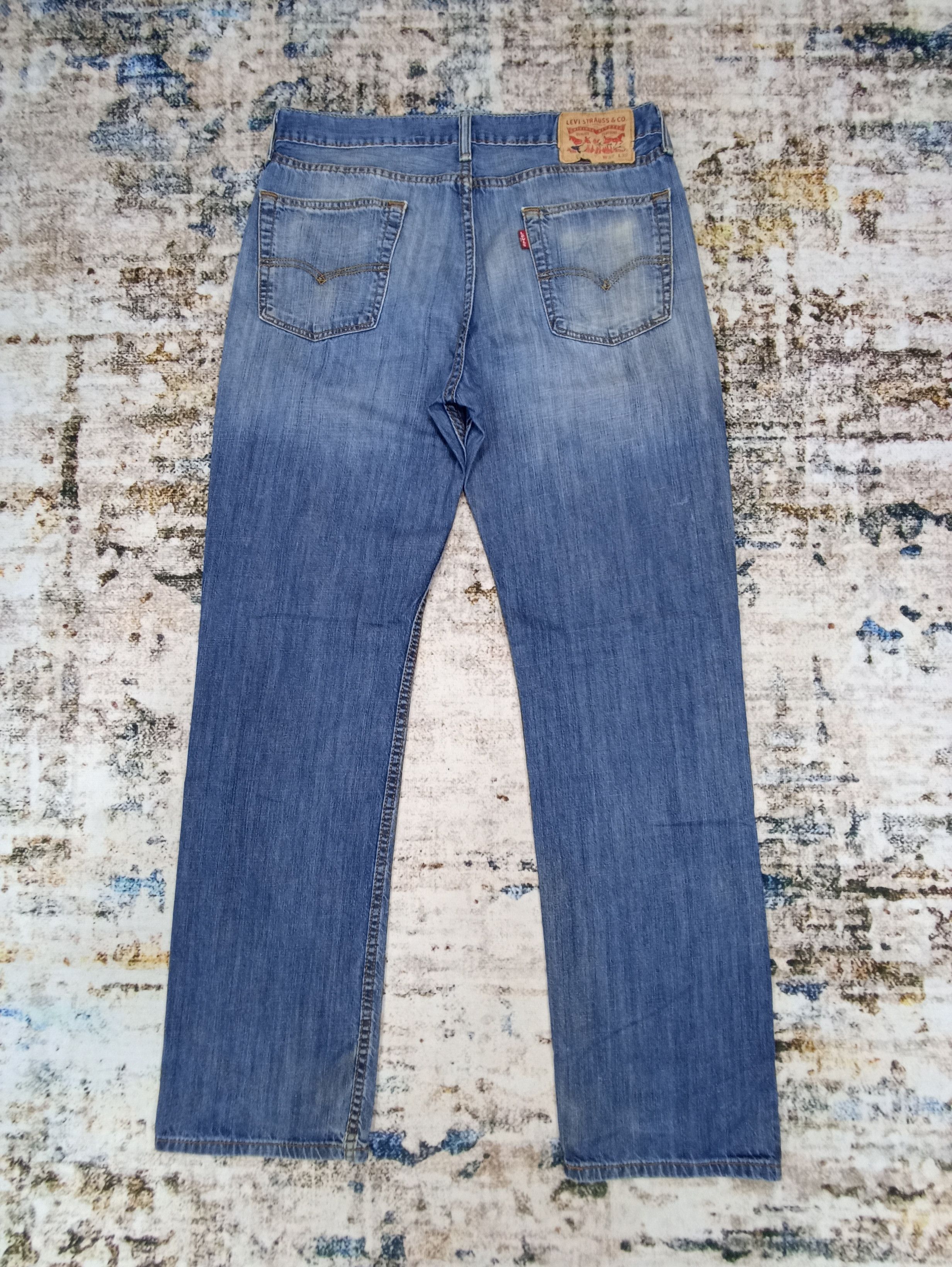 Jean × Levi's × Vintage Vintage Levi's 514 Rusty Blue Jeans - J107 Size US 32 / EU 48 - 2 Thumbnail