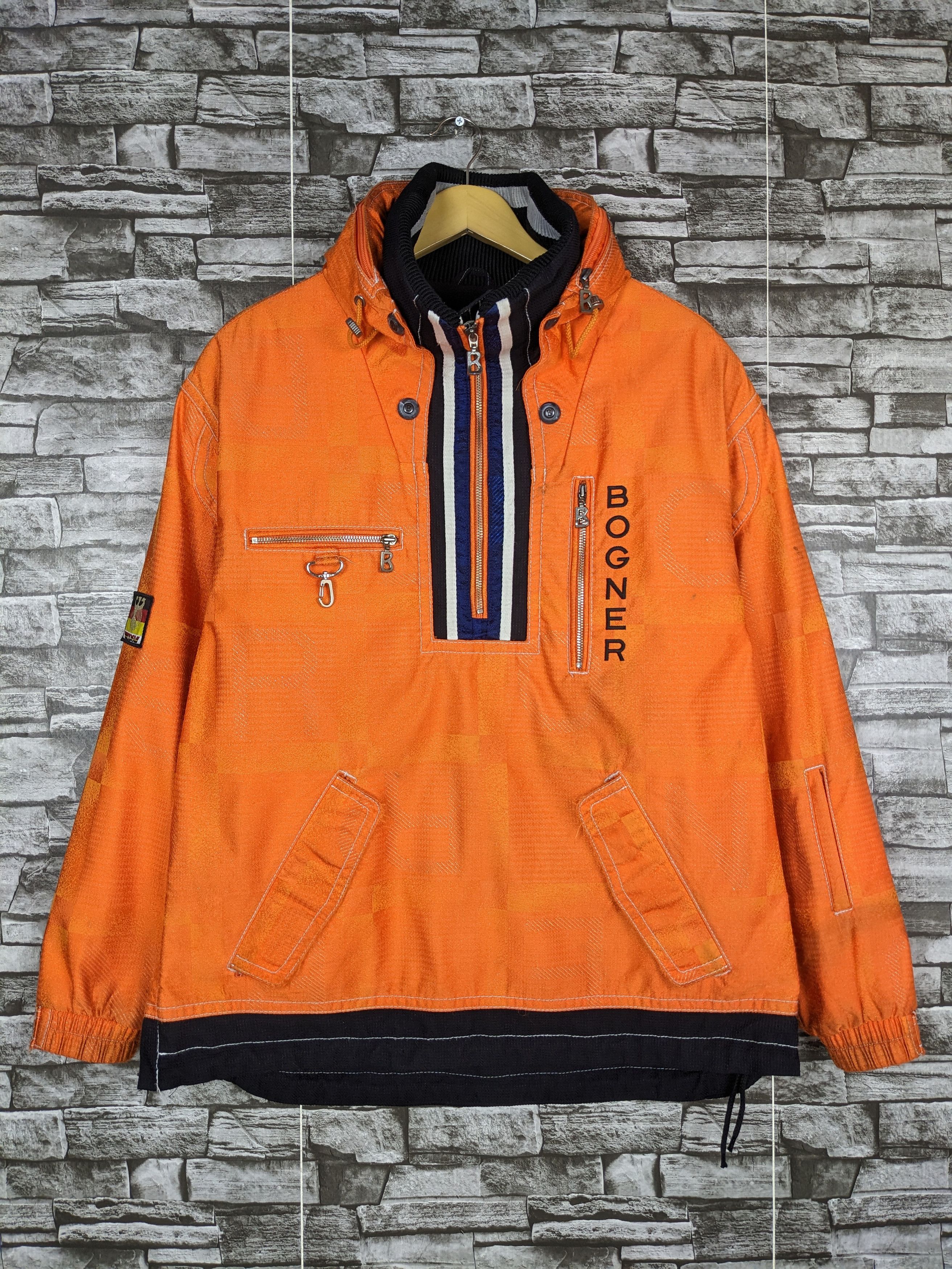Bogner Vintage Bogner Heavy Ski Jacket Outerwear Half Zipper Size US L / EU 52-54 / 3 - 2 Thumbnail