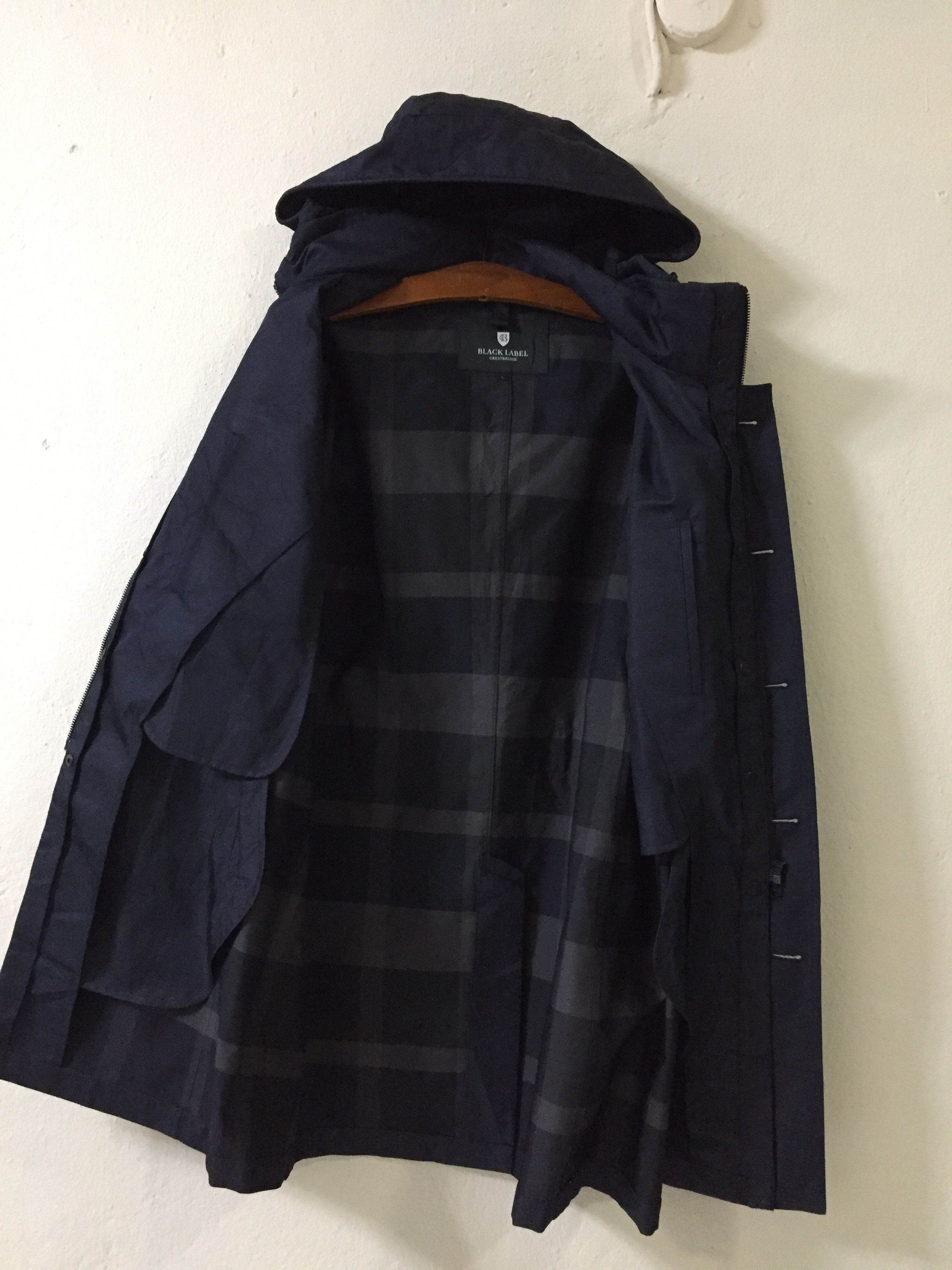 Black Label Black Label Crestbridge Like Burberry Hoodie Parka Jacket Size US L / EU 52-54 / 3 - 7 Thumbnail