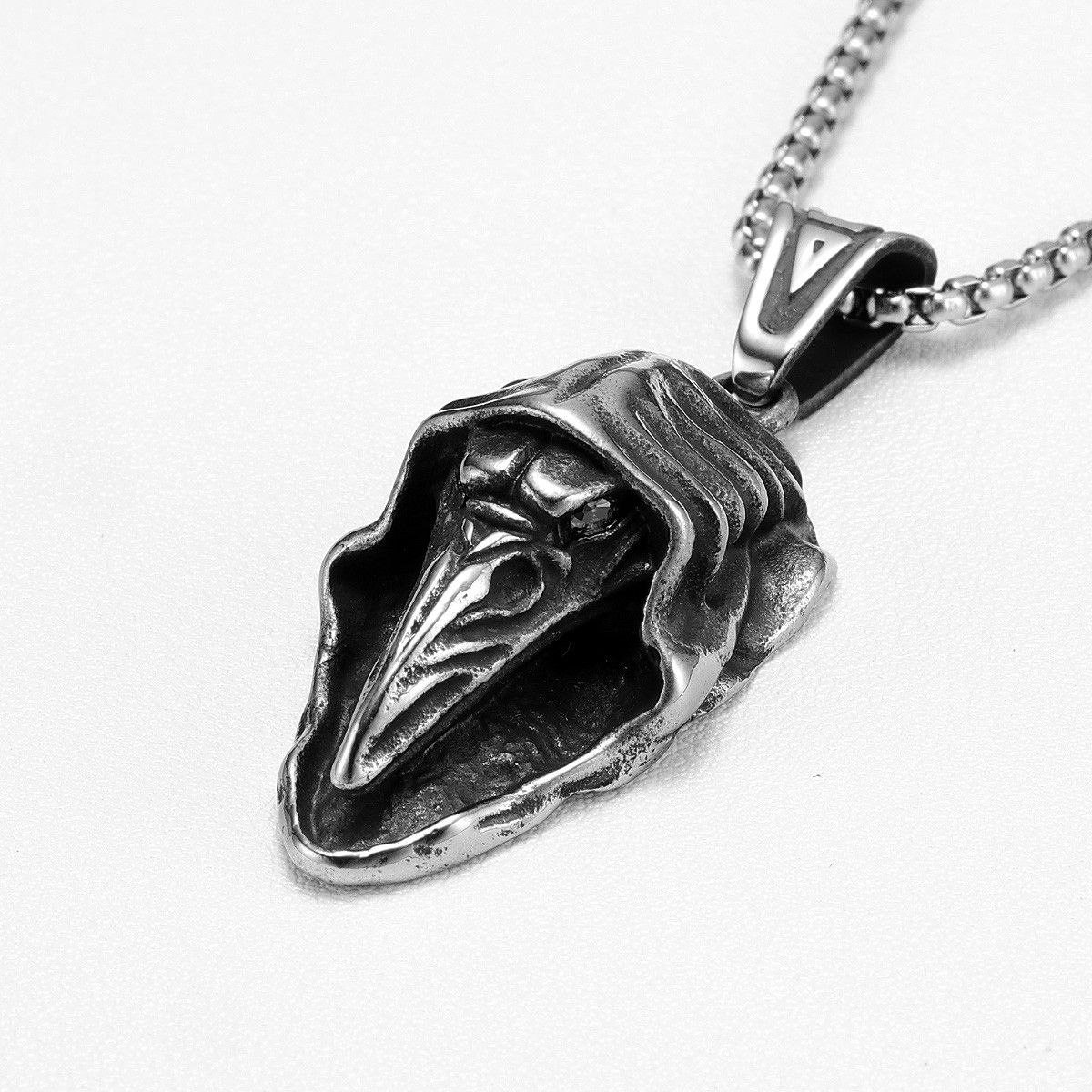 Jewelry Raven Wizard Pendant Necklace Size ONE SIZE - 4 Thumbnail
