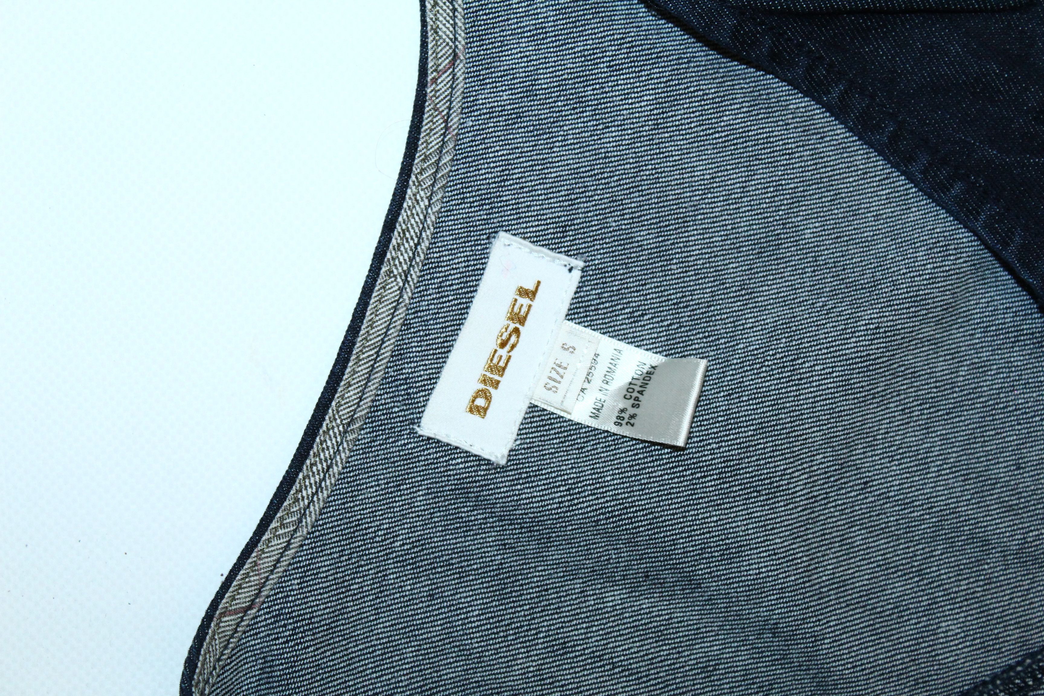 Diesel Diesel Raw Denim Vest . Made in Romania Size S / US 4 / IT 40 - 2 Thumbnail