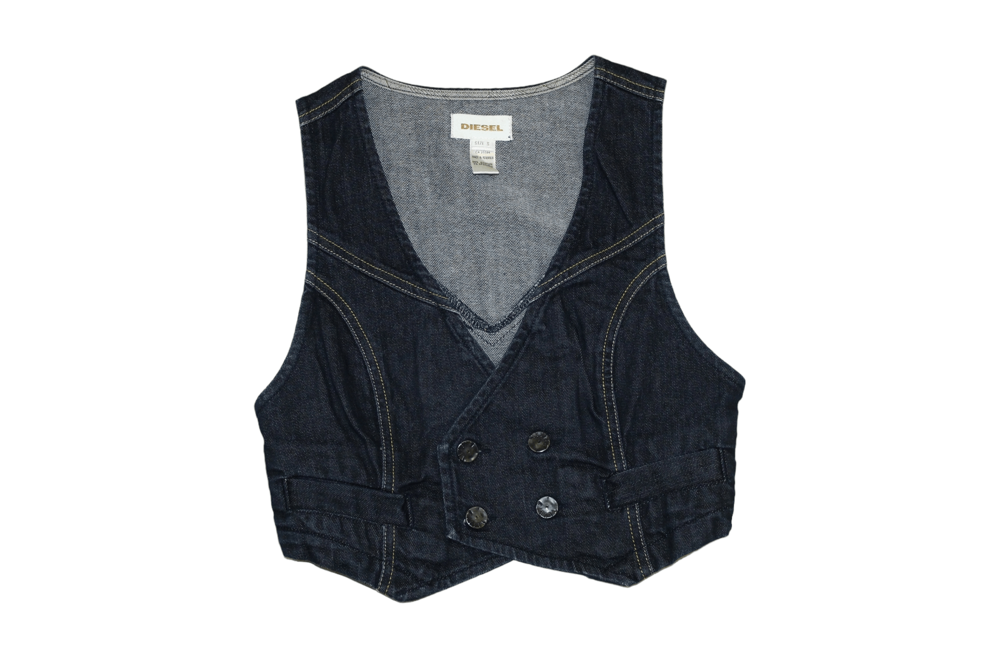 Diesel Diesel Raw Denim Vest . Made in Romania Size S / US 4 / IT 40 - 1 Thumbnail