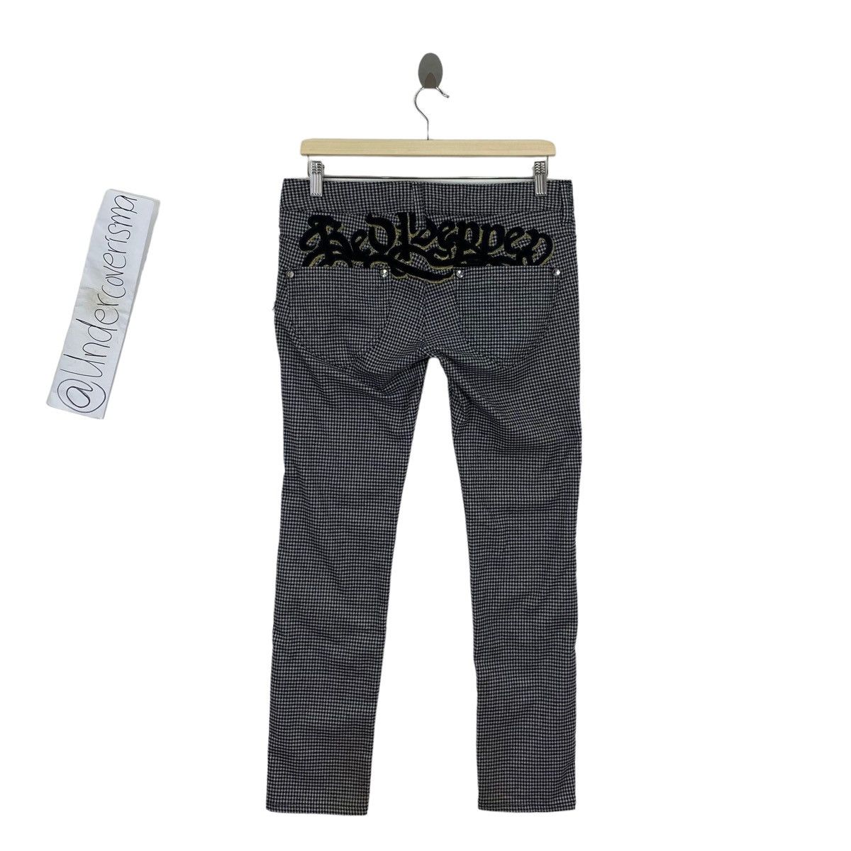 Japanese Brand RED PEPPER JEANS Japanese Brand Check Tartan Slim Fit Casual Size 34" / US 12 / IT 48 - 3 Thumbnail
