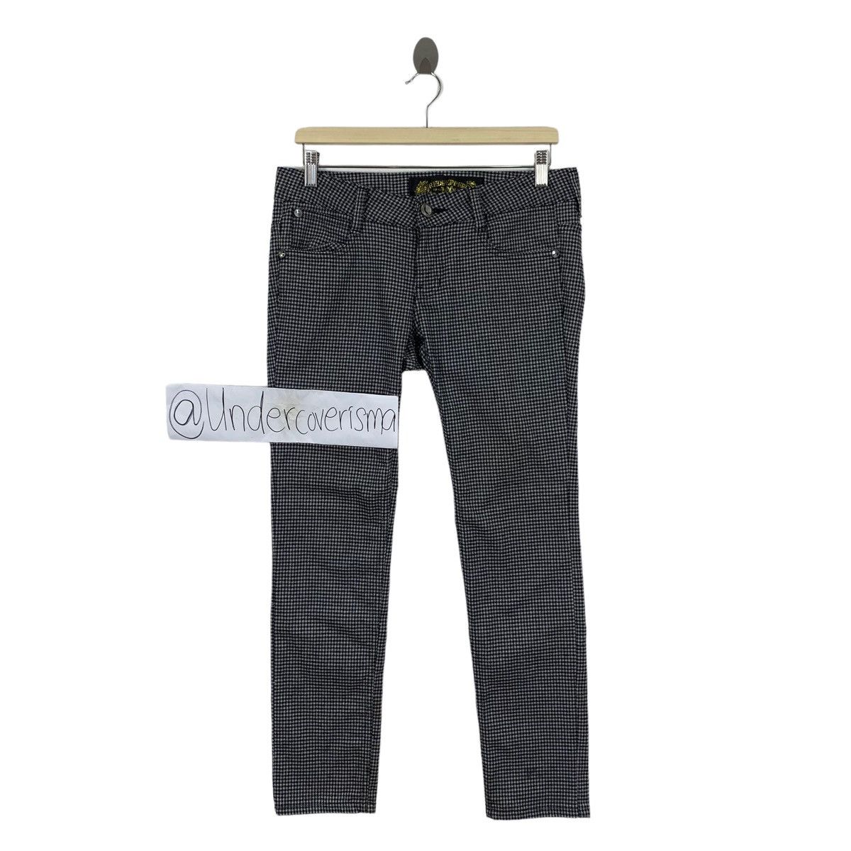 Japanese Brand RED PEPPER JEANS Japanese Brand Check Tartan Slim Fit Casual Size 34" / US 12 / IT 48 - 1 Thumbnail