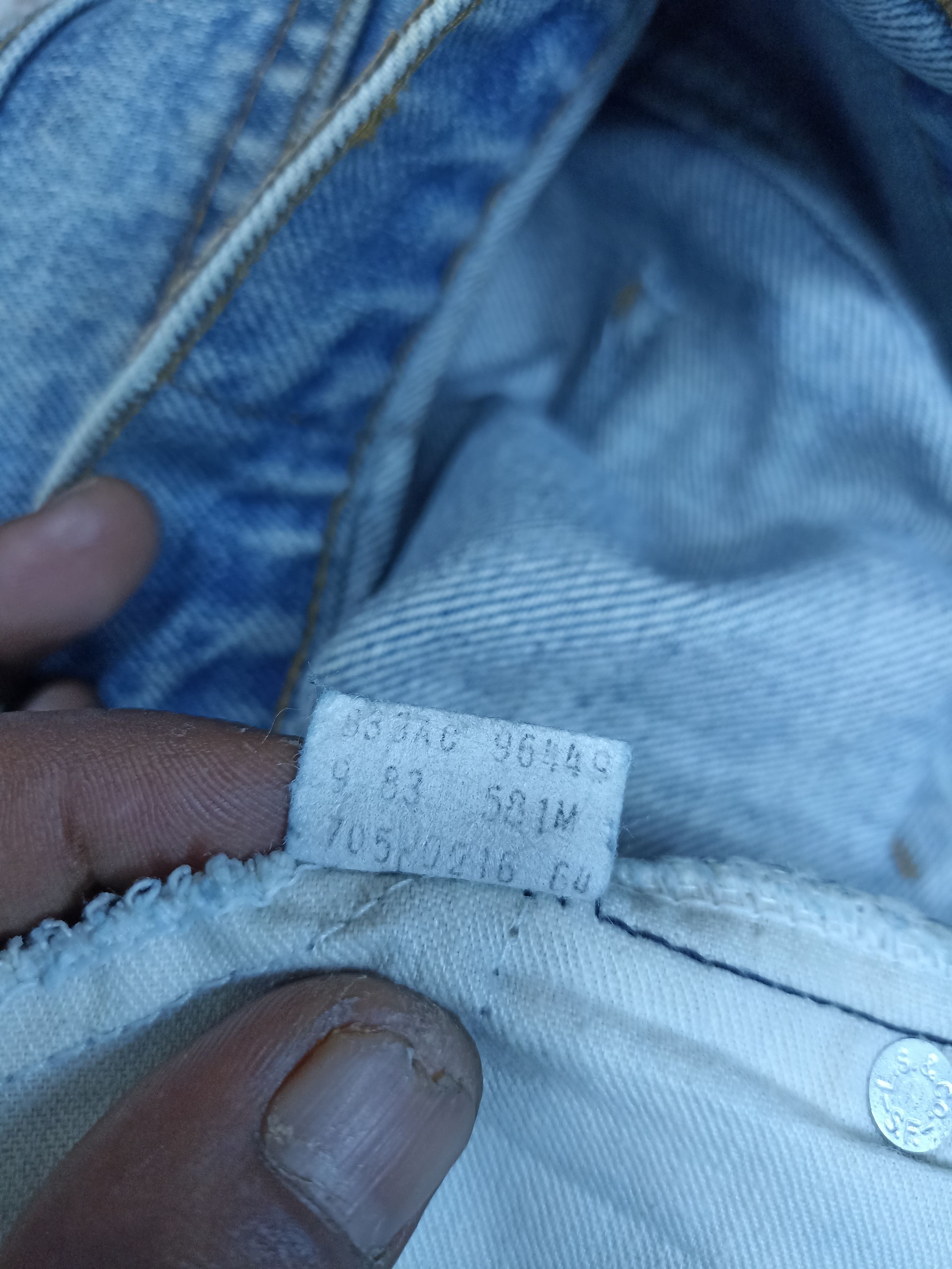 Jean × Levi's × Vintage 80s Stone Wash Vintage Levi's 705 Jeans - J108 Size 30" / US 8 / IT 44 - 5 Thumbnail