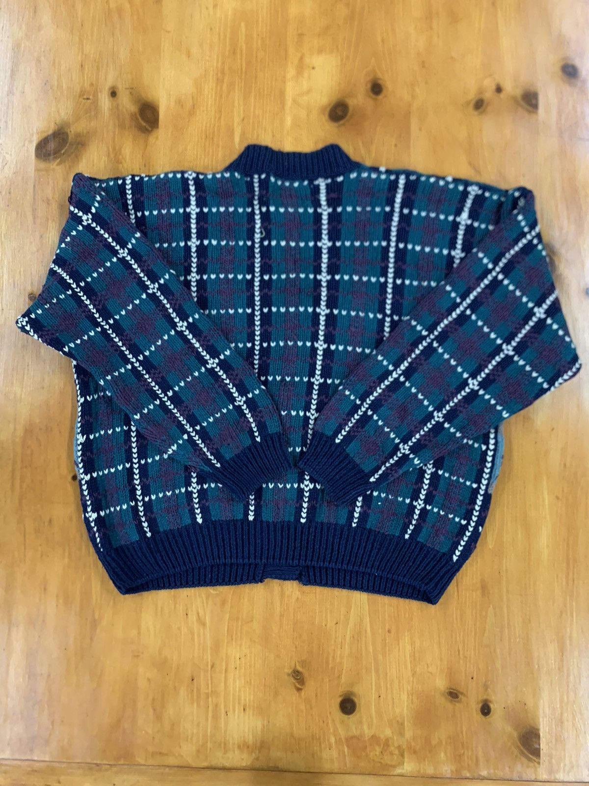 Vintage Vintage Acorn Leaf Knit Cardigan Size US M / EU 48-50 / 2 - 3 Thumbnail