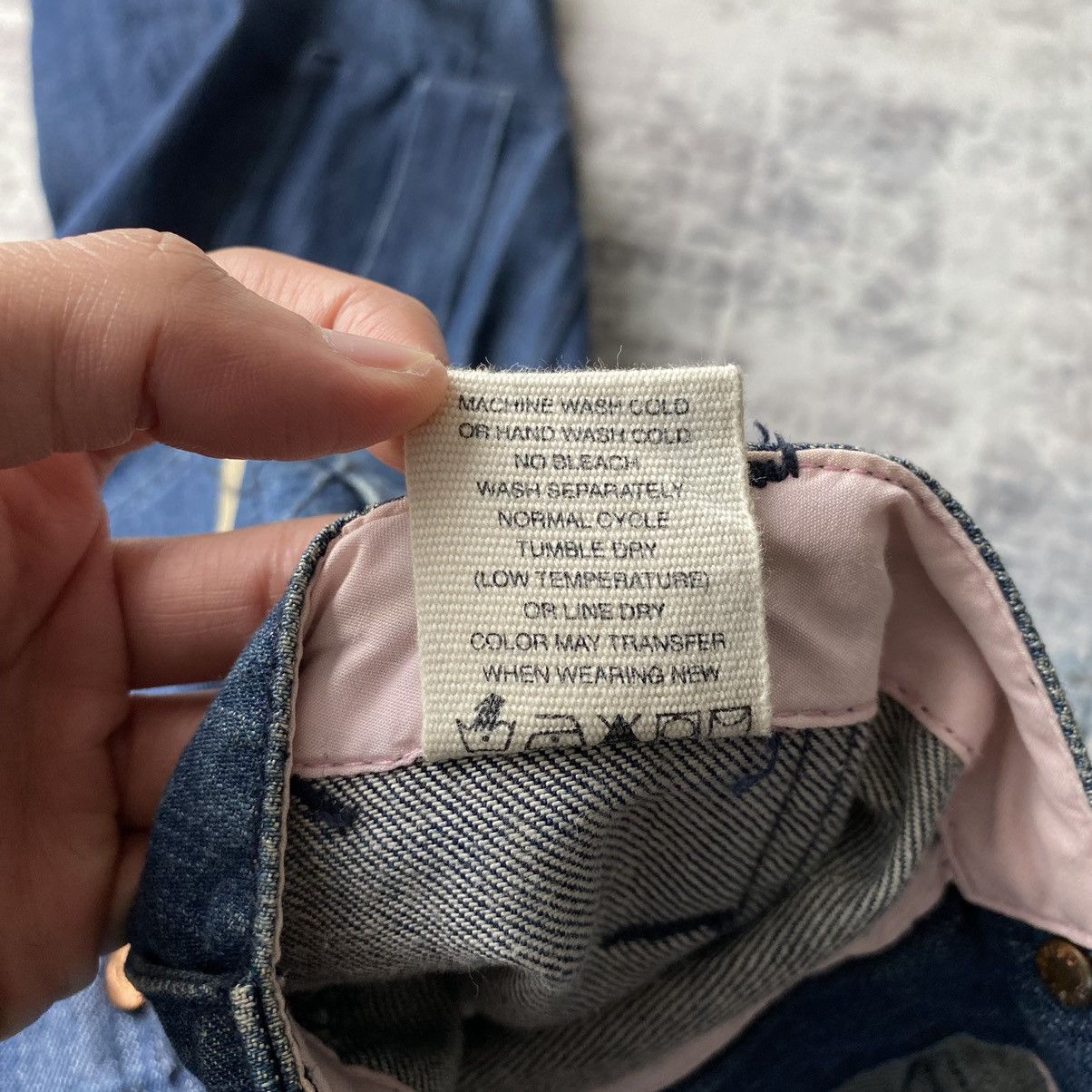 Evisu Evisu Daicock Denim Midi Cargo Skirt Size 28" / US 6 / IT 42 - 11 Thumbnail