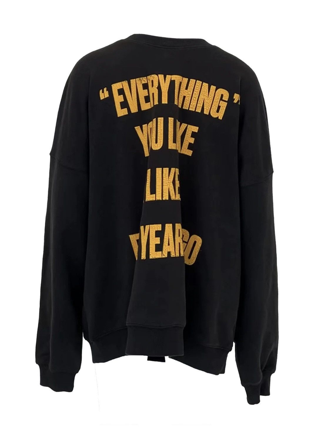 Japanese Brand Five Years Virgil quote crewneck Size US M / EU 48-50 / 2 - 11 Thumbnail