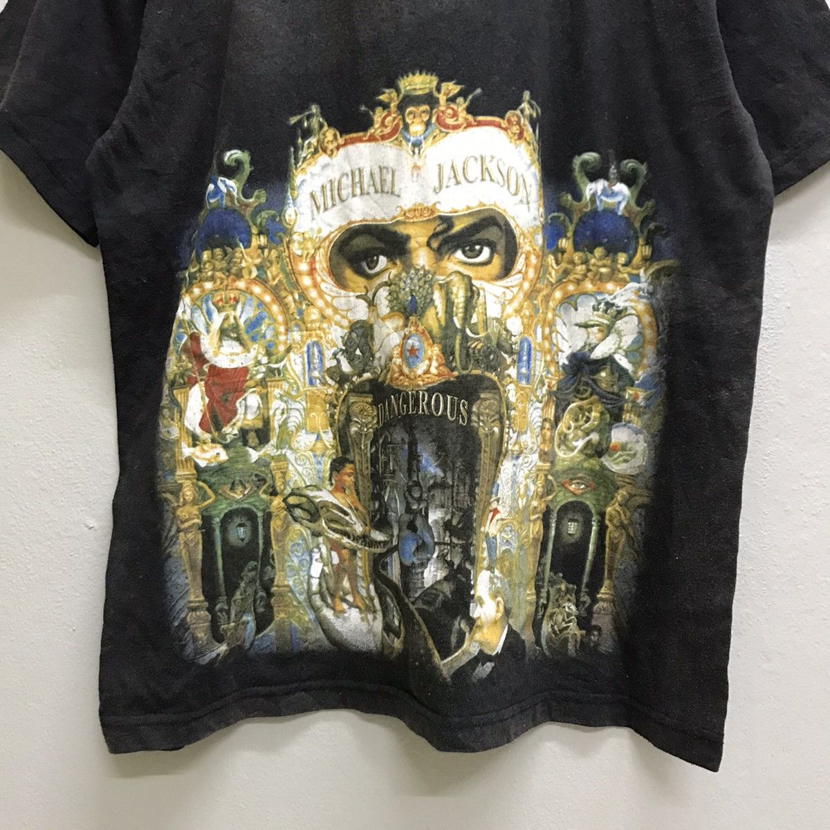 Band Tees Sun faded 🔥Michael jackson Tshirt Size US M / EU 48-50 / 2 - 4 Thumbnail